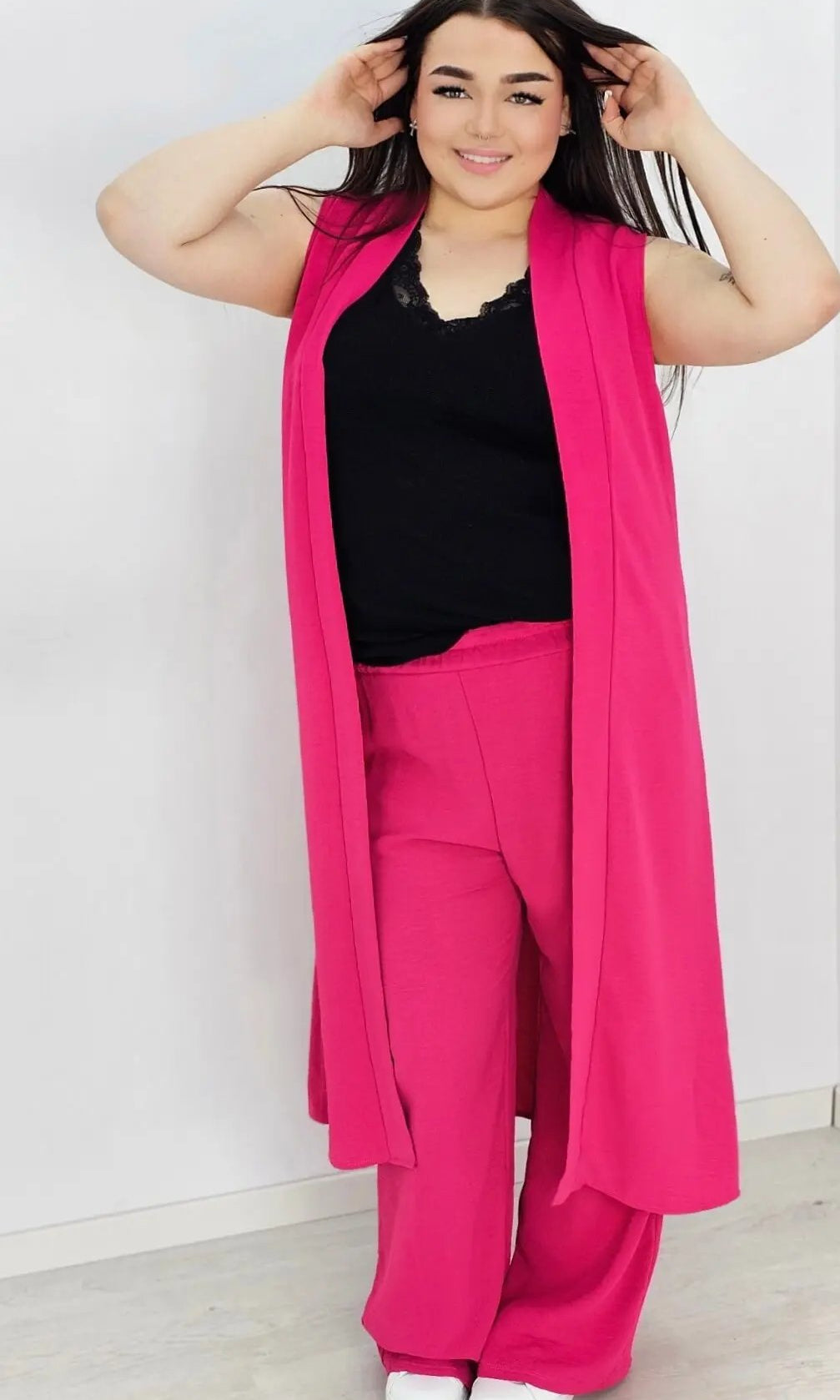 Komplet kamizelka i spodnie-fuksja Stylowa XL