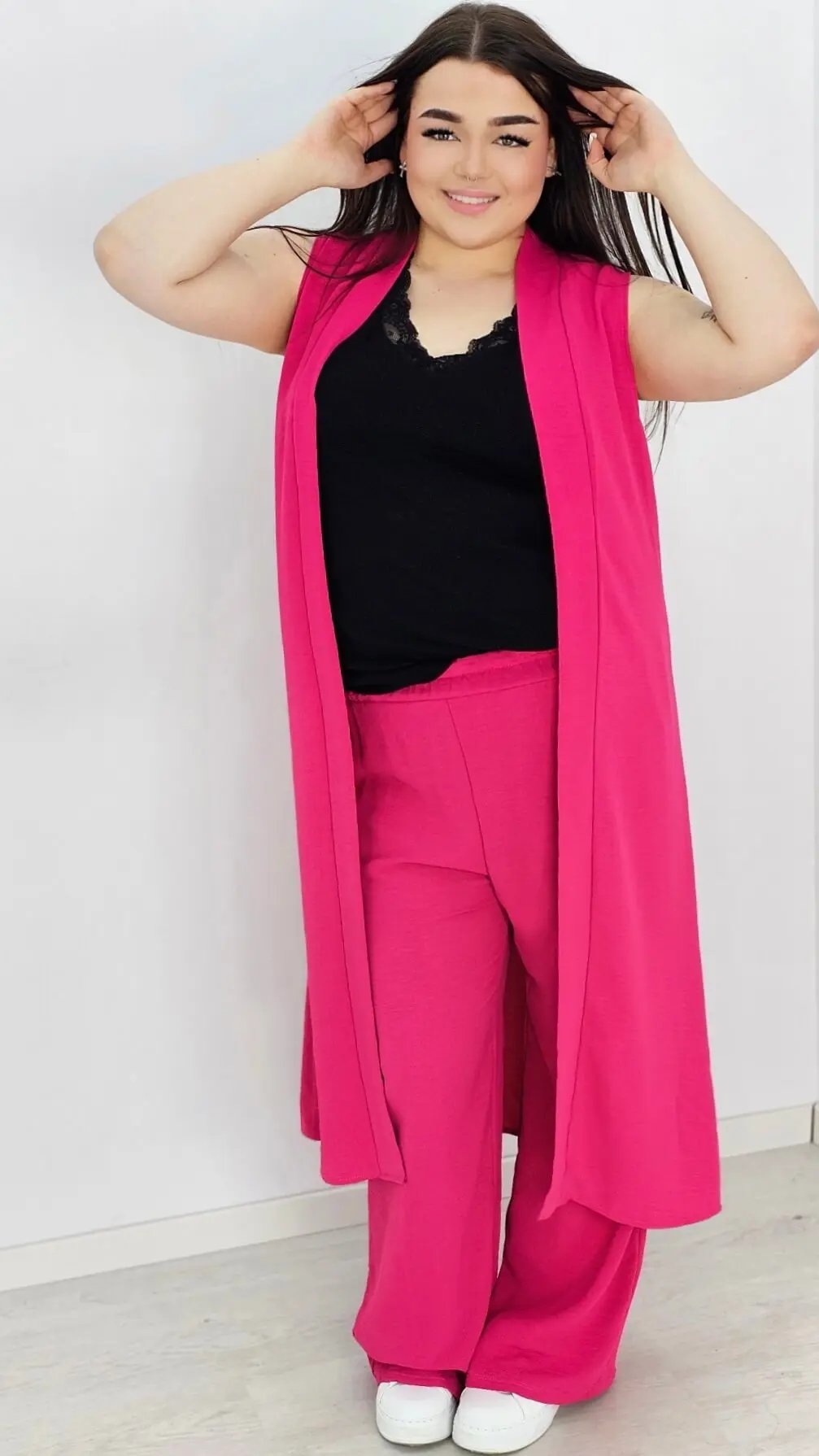 Komplet kamizelka i spodnie-fuksja Stylowa XL