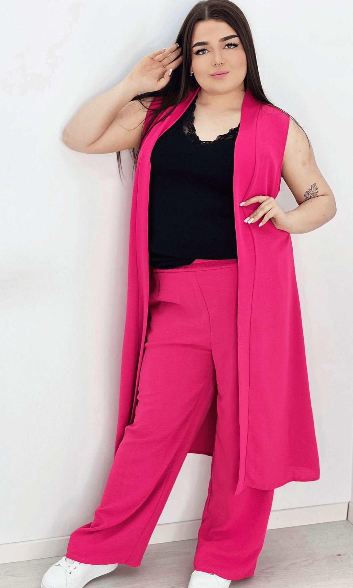 Komplet kamizelka i spodnie-fuksja Stylowa XL