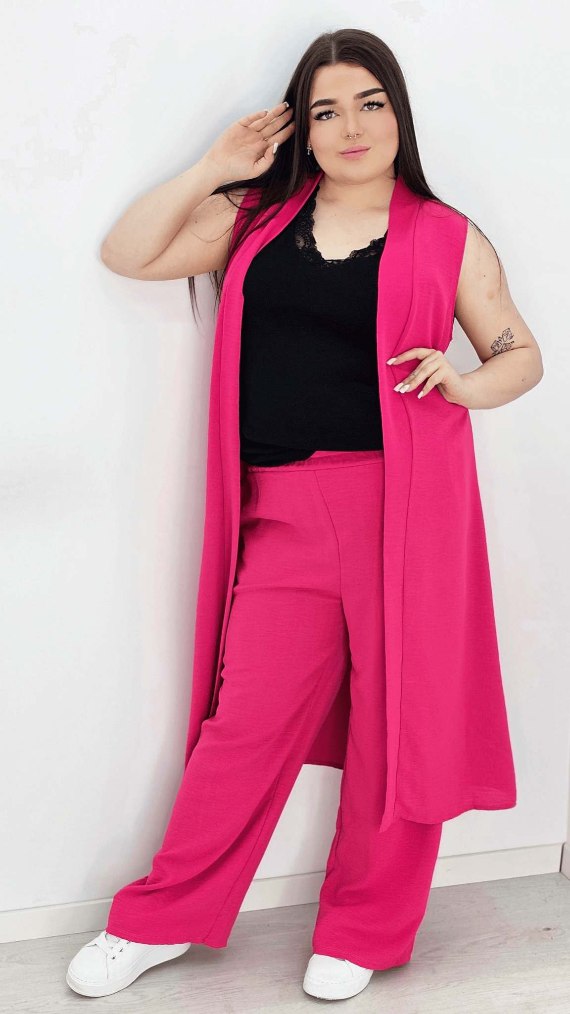 Komplet kamizelka i spodnie-fuksja Stylowa XL