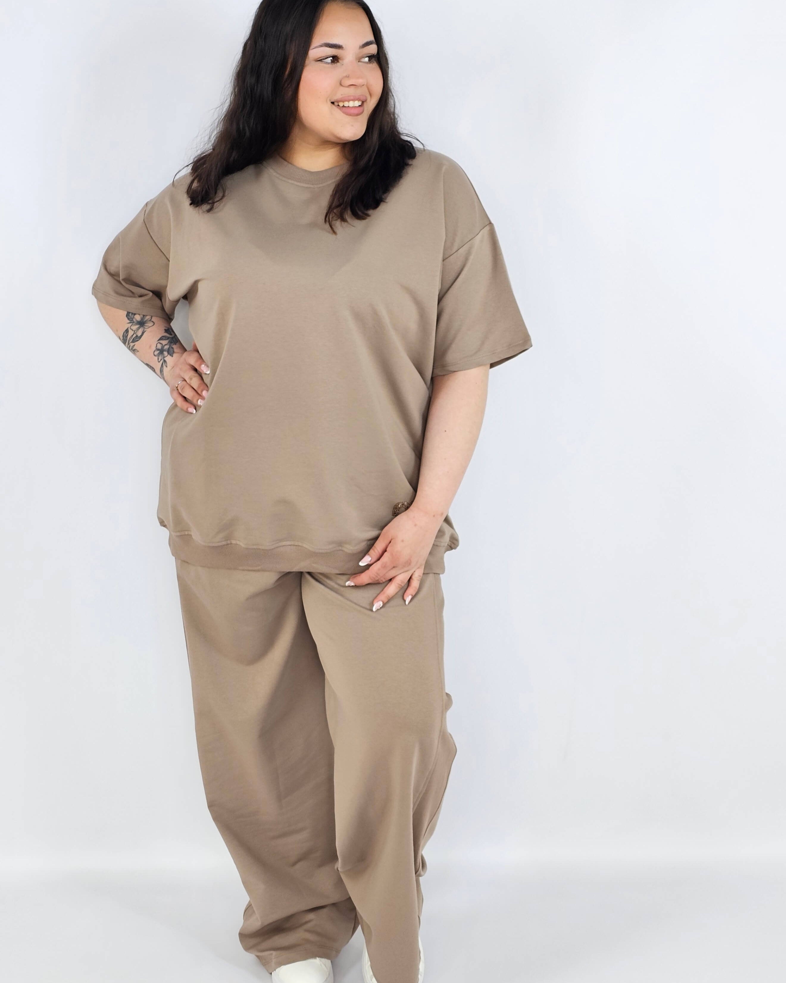 Komplet plus size XXL – bluza i spodnie komfortowe Stylowa XL