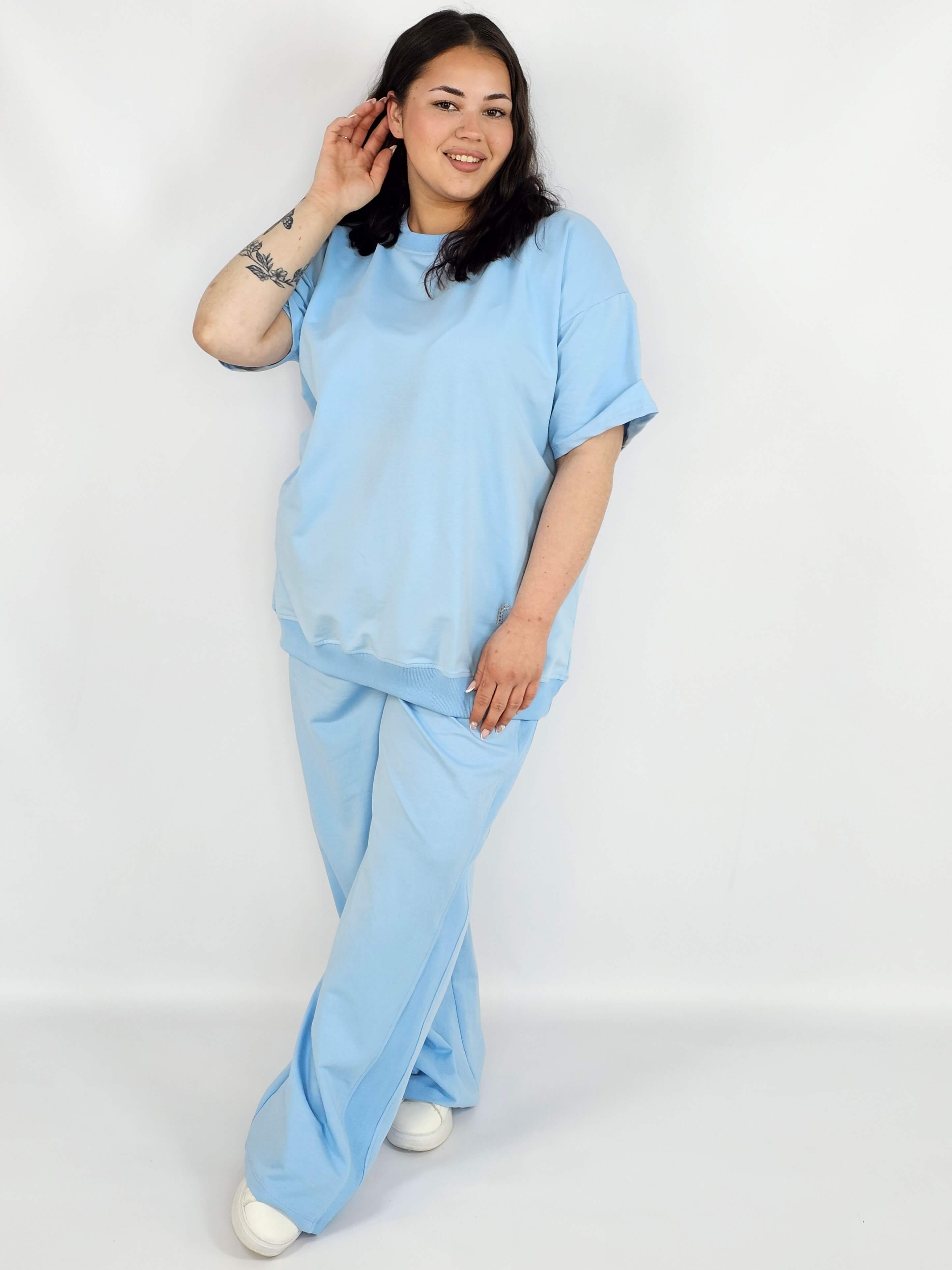 Komplet plus size XXL – bluza i spodnie komfortowe Stylowa XL