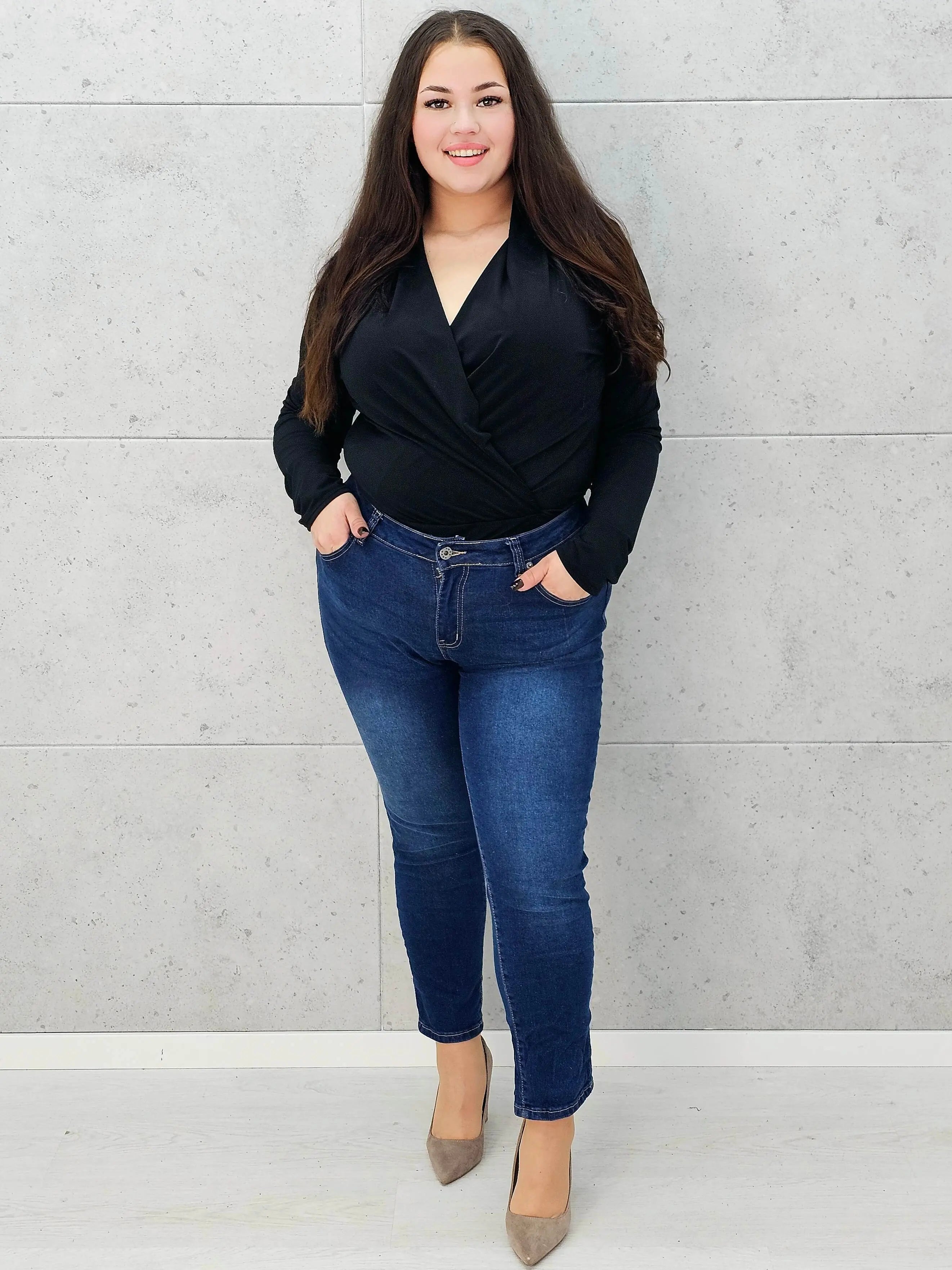 body kopertowe Stylowa XL – detale materiału w całości