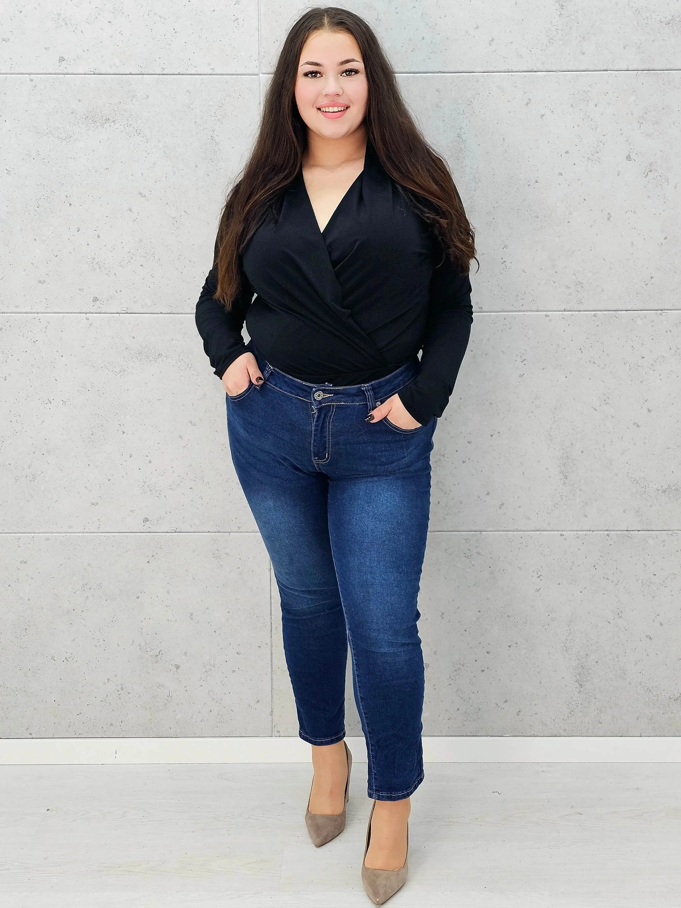 body kopertowe Stylowa XL – detale materiału w całości