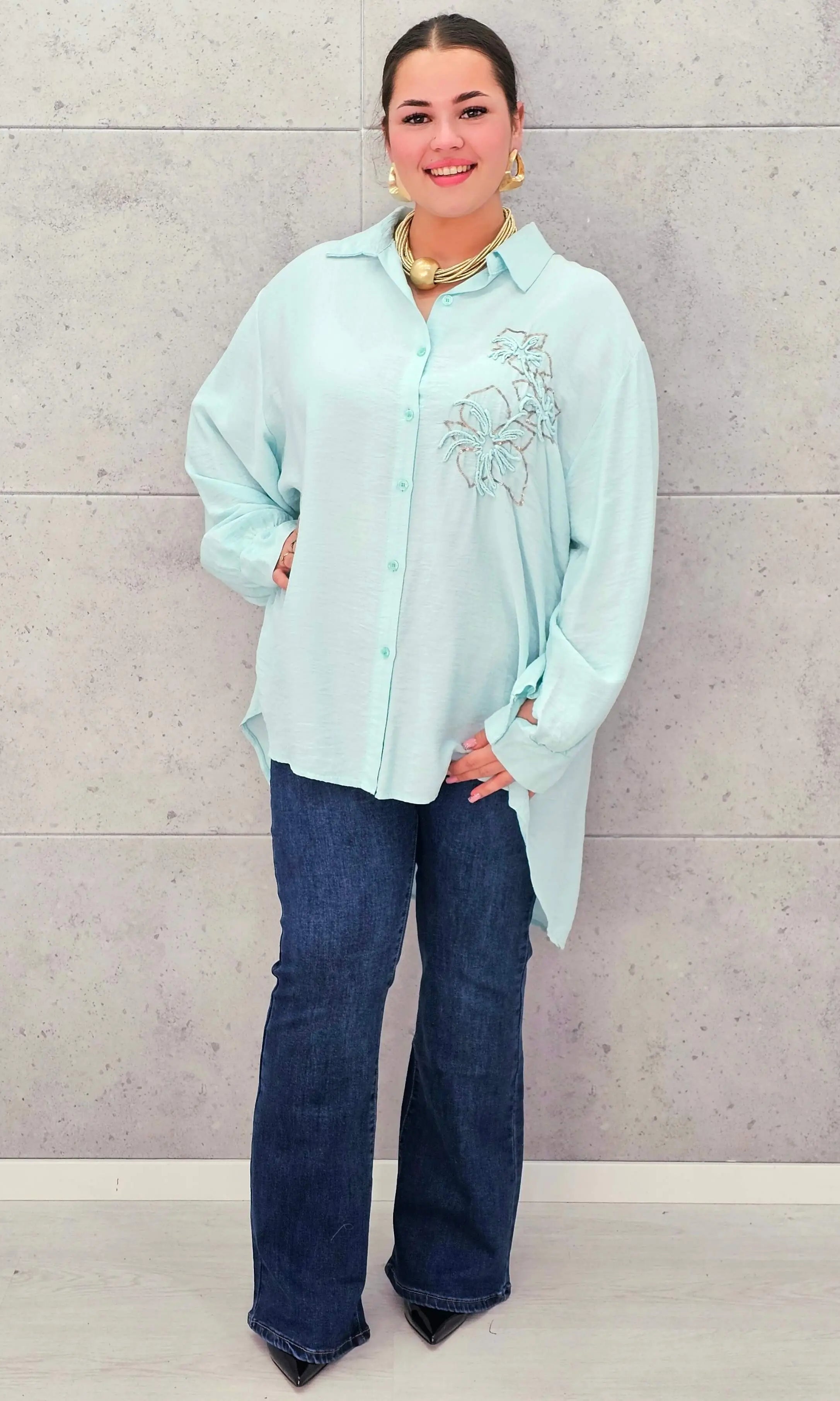 Koszula haftowana plus size StylowaXL – elegancja i komfort w kobiecym wydaniu Stylowa XL