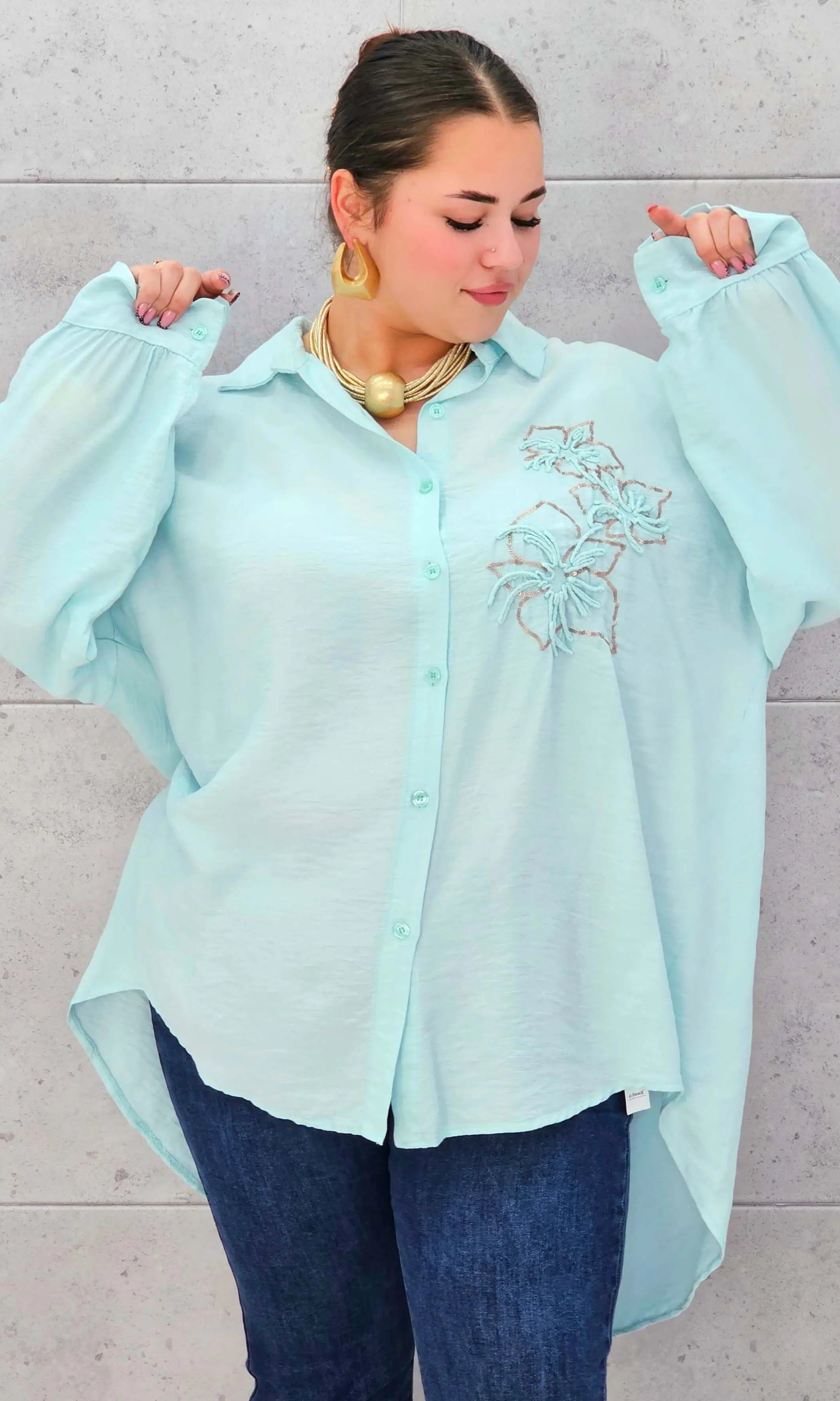 Koszula haftowana plus size StylowaXL – elegancja i komfort w kobiecym wydaniu Stylowa XL