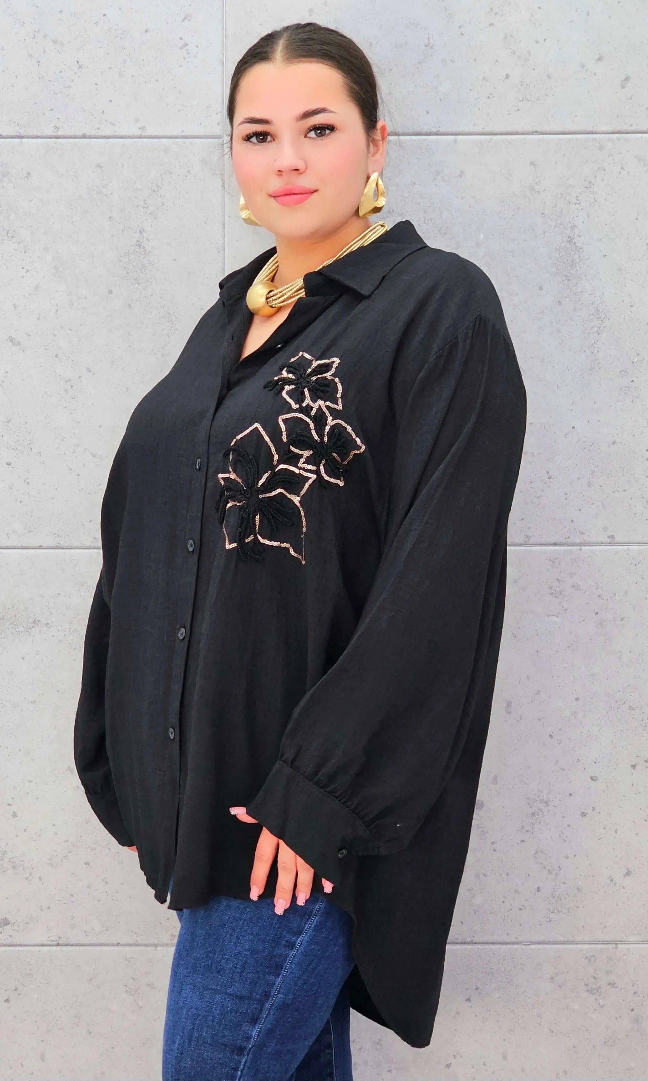 Koszula haftowana plus size StylowaXL – elegancja i komfort w kobiecym wydaniu Stylowa XL