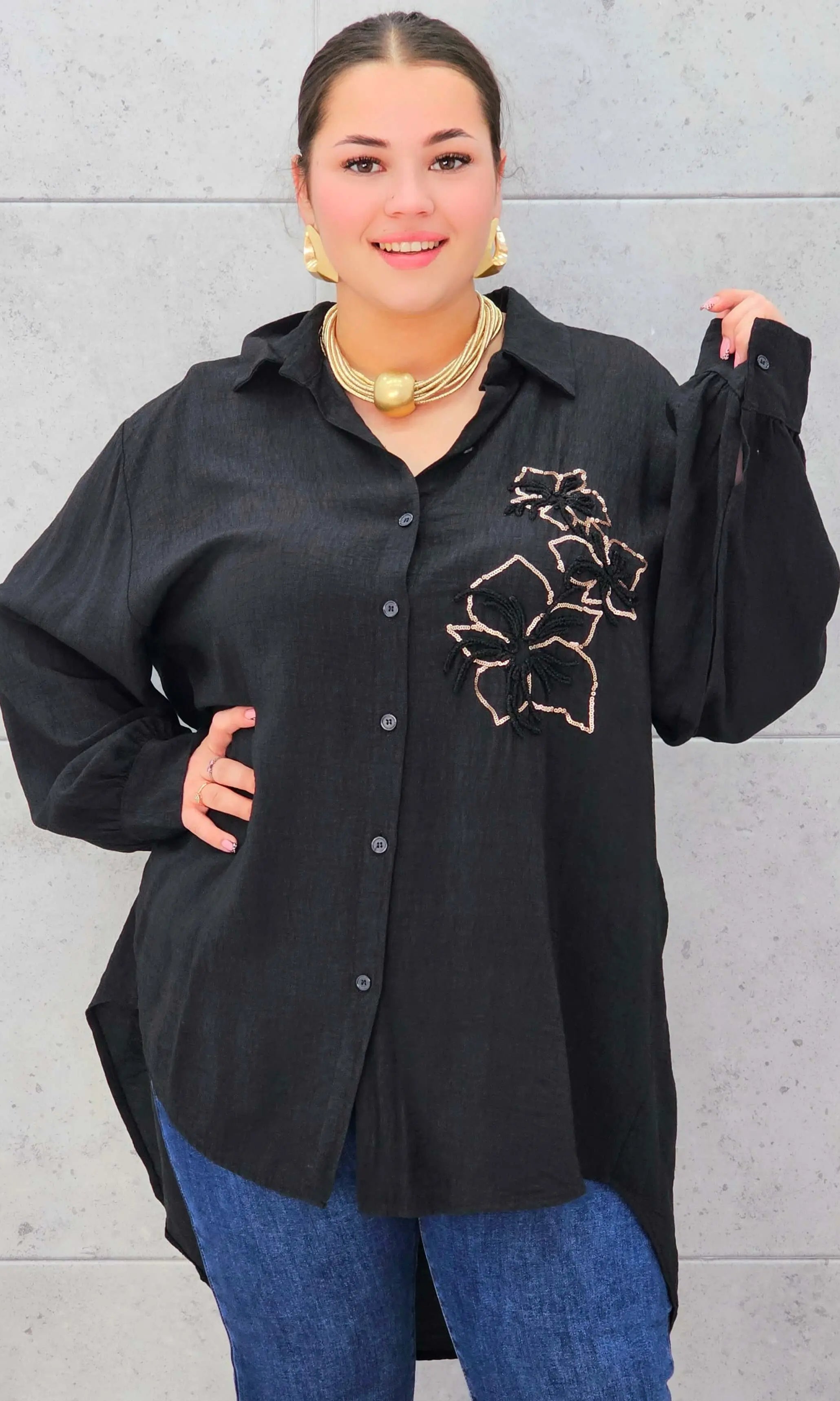 Koszula haftowana plus size StylowaXL – elegancja i komfort w kobiecym wydaniu Stylowa XL