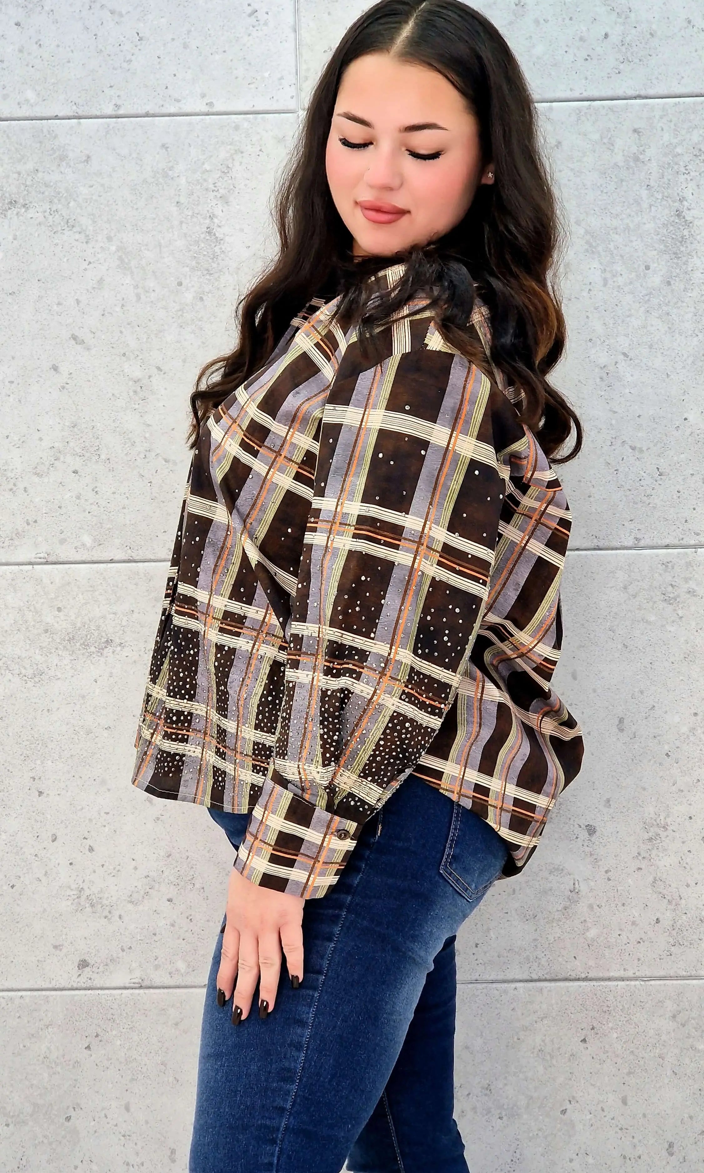 Koszula plus size w kratę – elegancja i komfort na co dzień Stylowa XL