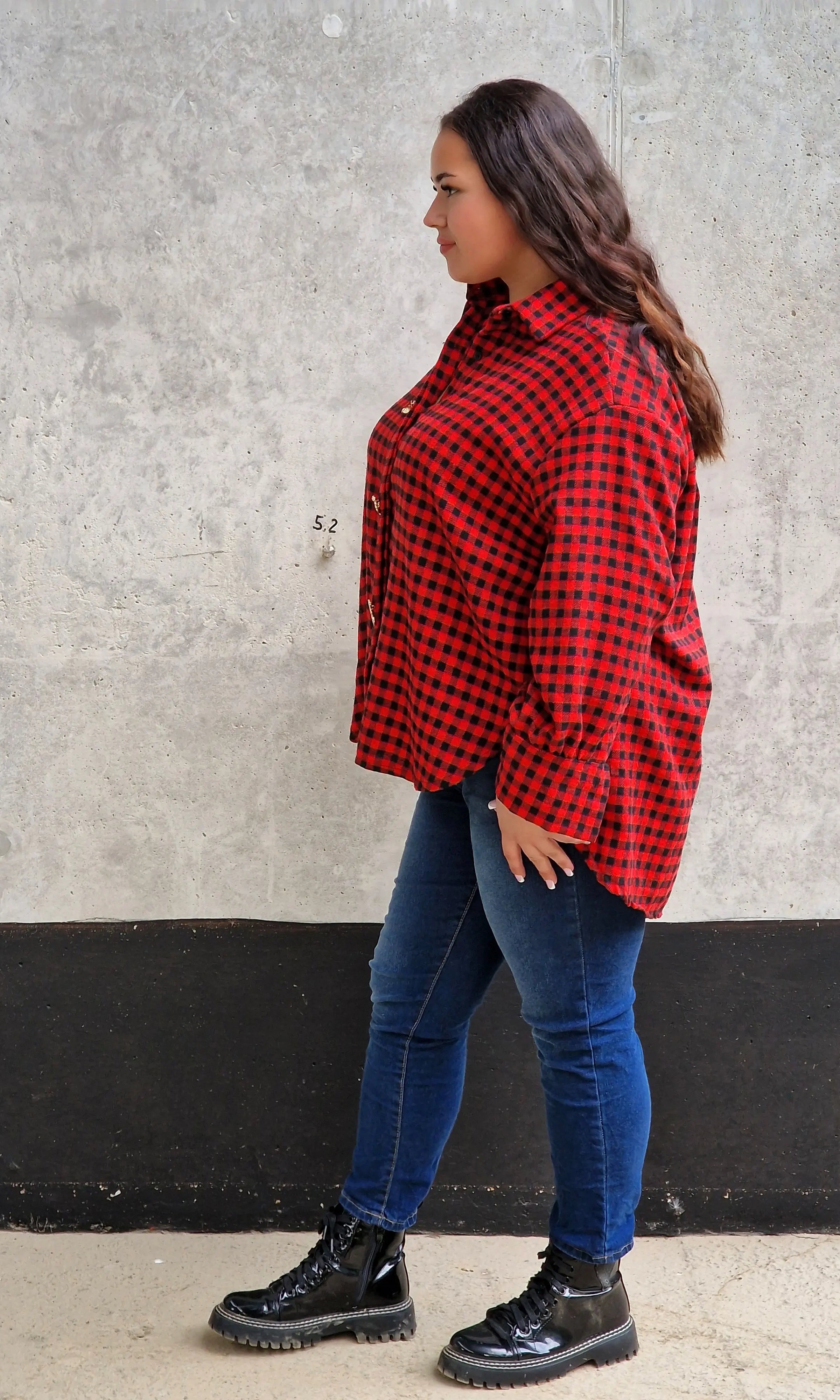 Koszula w Kratę StylowaXL – Moda Plus Size dla Kobiet XXL | Styl i Wygoda Stylowa XL