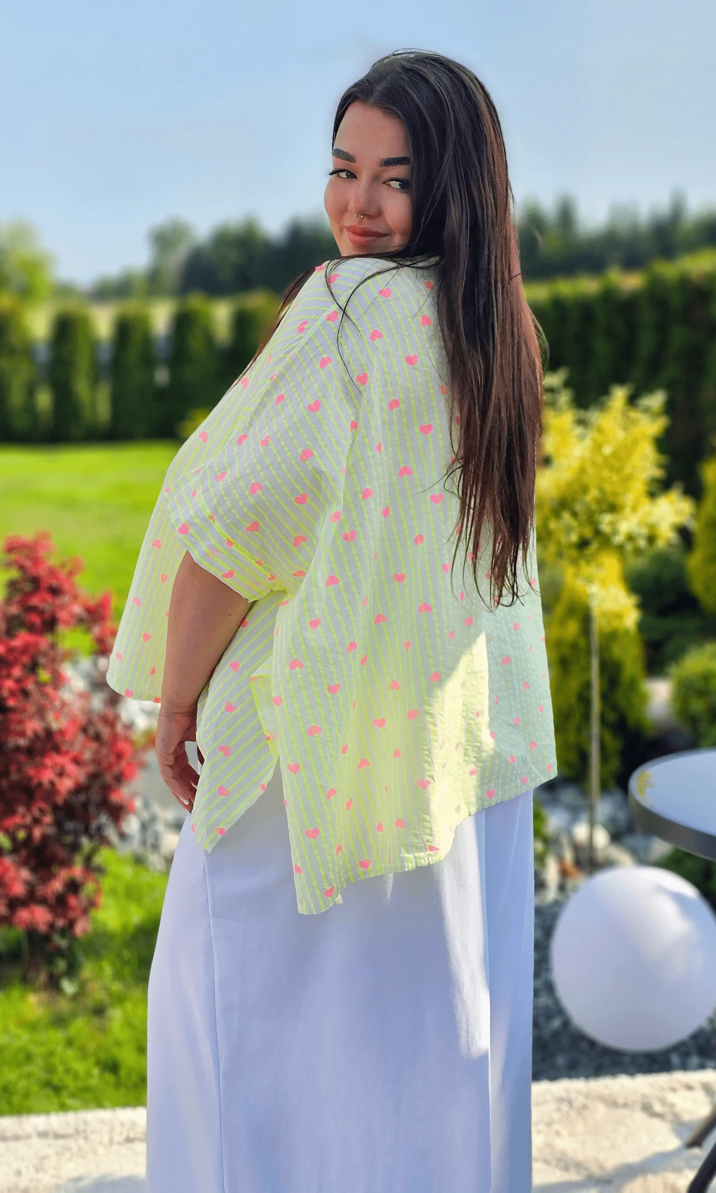 Koszula w serduszka Stylowa XL