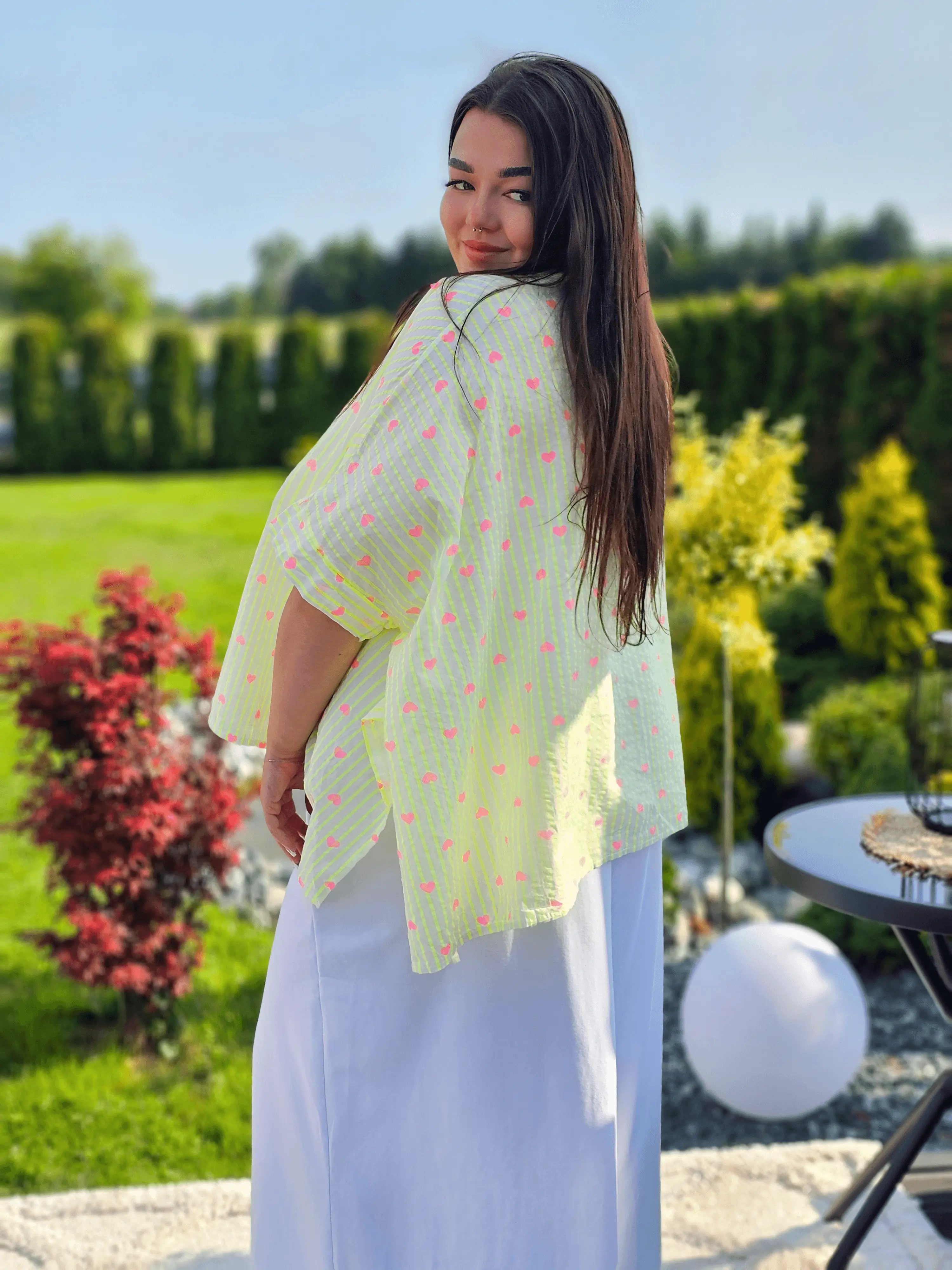 Koszula w serduszka Stylowa XL