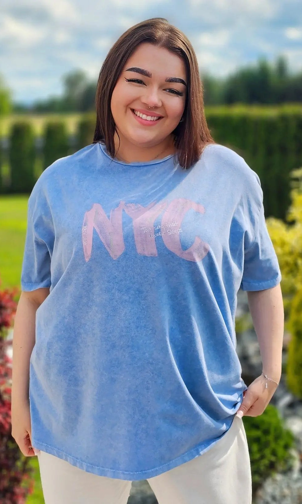 Koszulka NYC - trzy kolory Stylowa XL