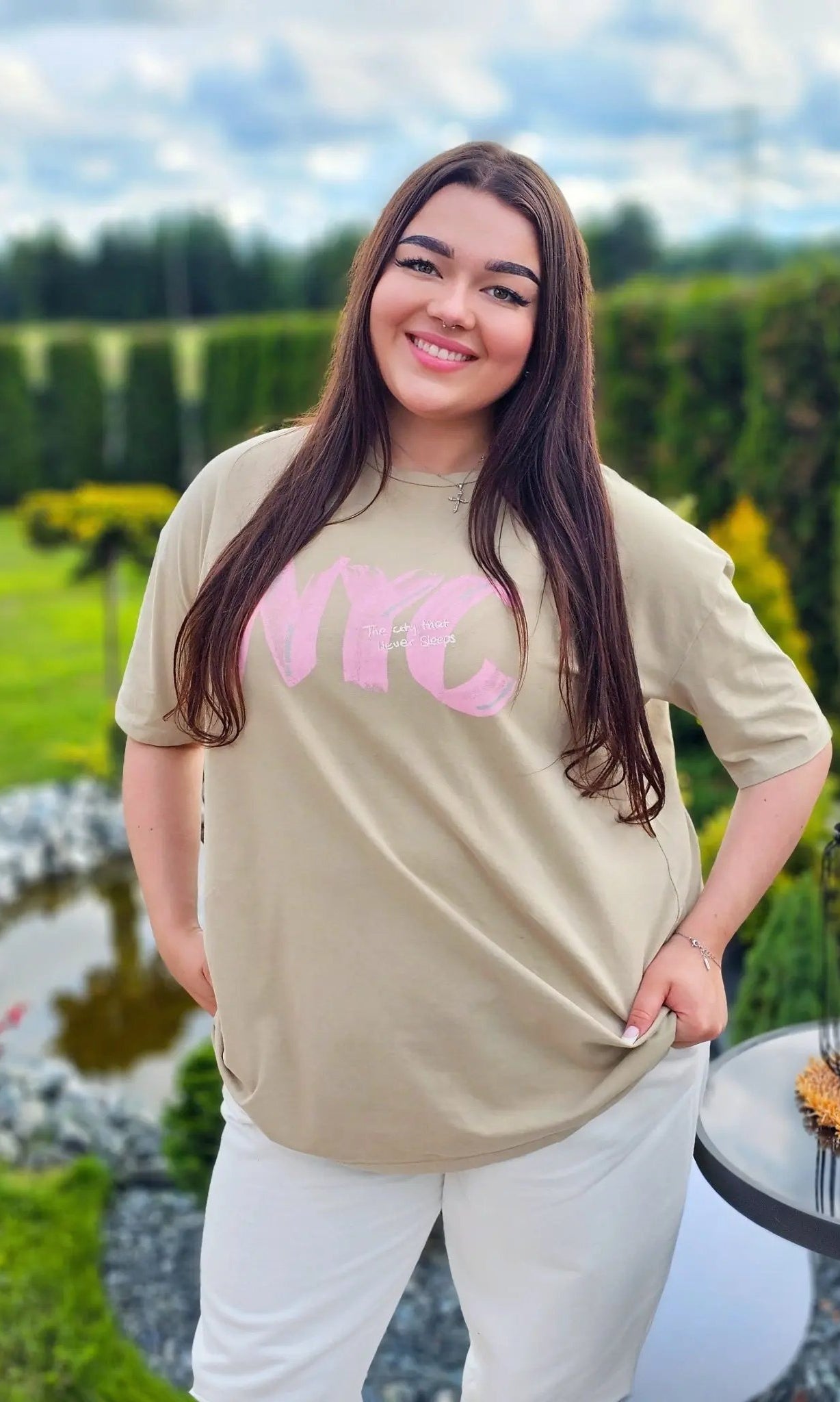 Koszulka NYC - trzy kolory Stylowa XL