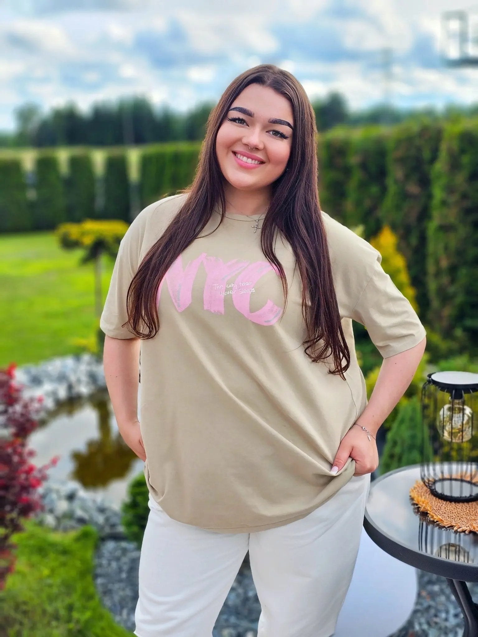 Koszulka NYC - trzy kolory Stylowa XL