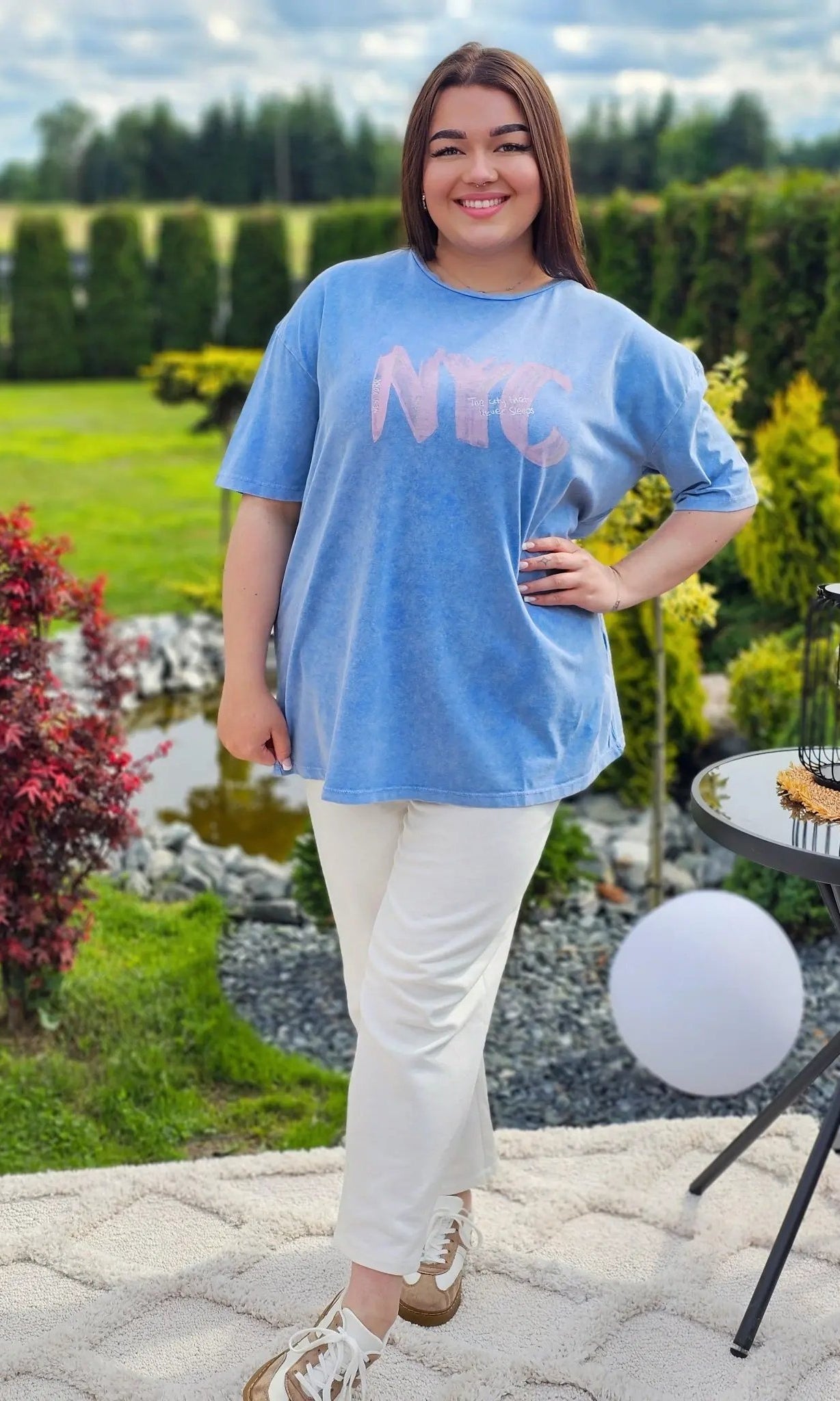 Koszulka NYC - trzy kolory Stylowa XL