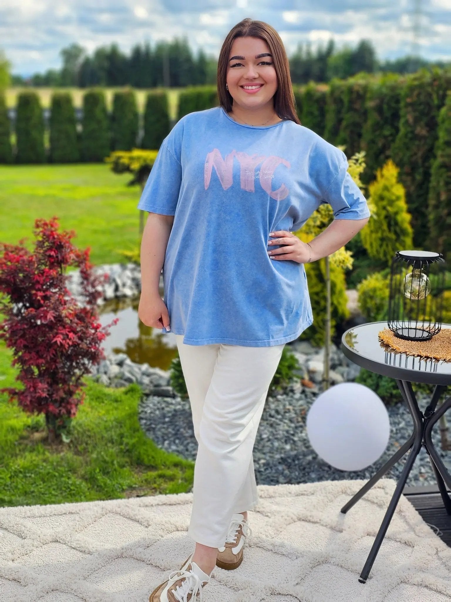 Koszulka NYC - trzy kolory Stylowa XL