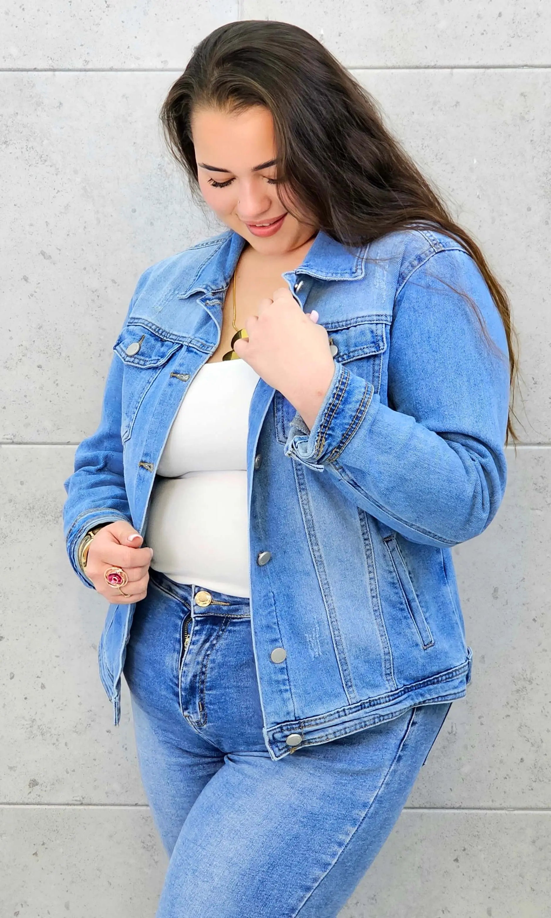 Kurtka jeansowa plus size – klasyczna kurtka denim XXL Stylowa XL Stylowa XL