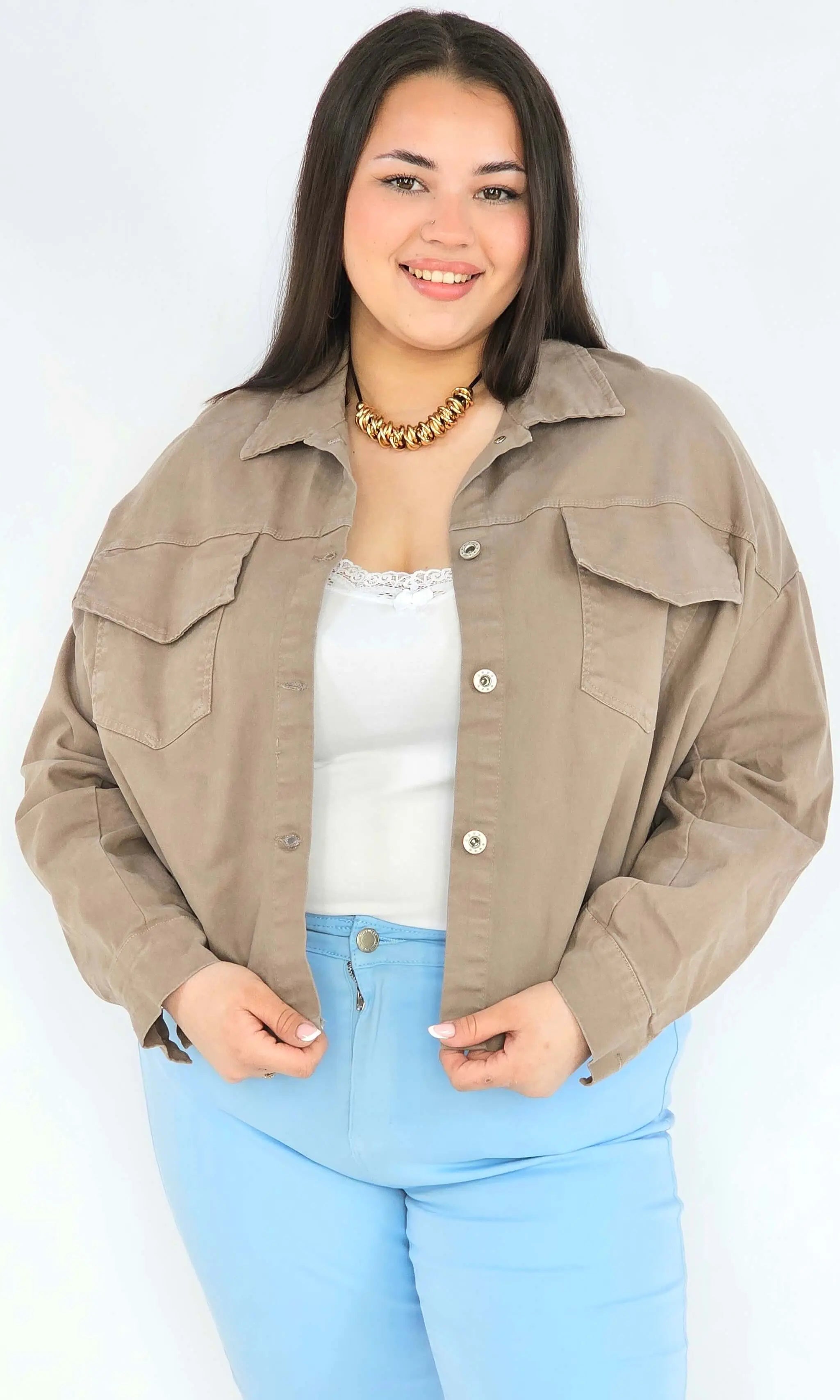 Kurtka plus size – wygodna i modna kurtka dla kobiet XXL Stylowa XL