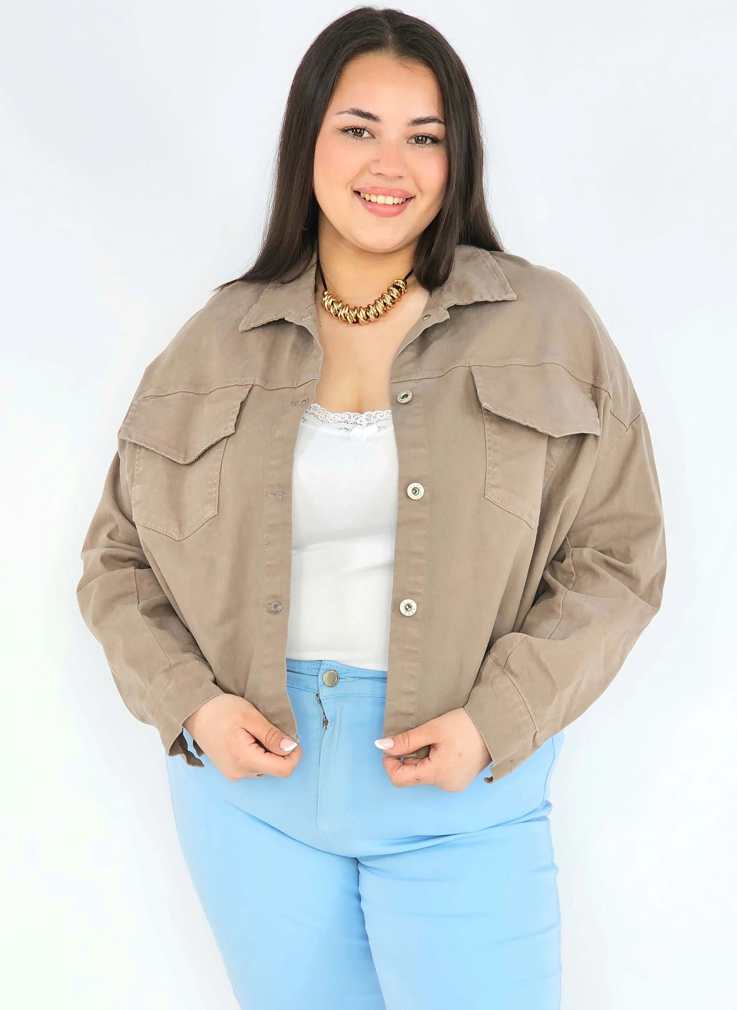 Kurtka plus size – wygodna i modna kurtka dla kobiet XXL Stylowa XL