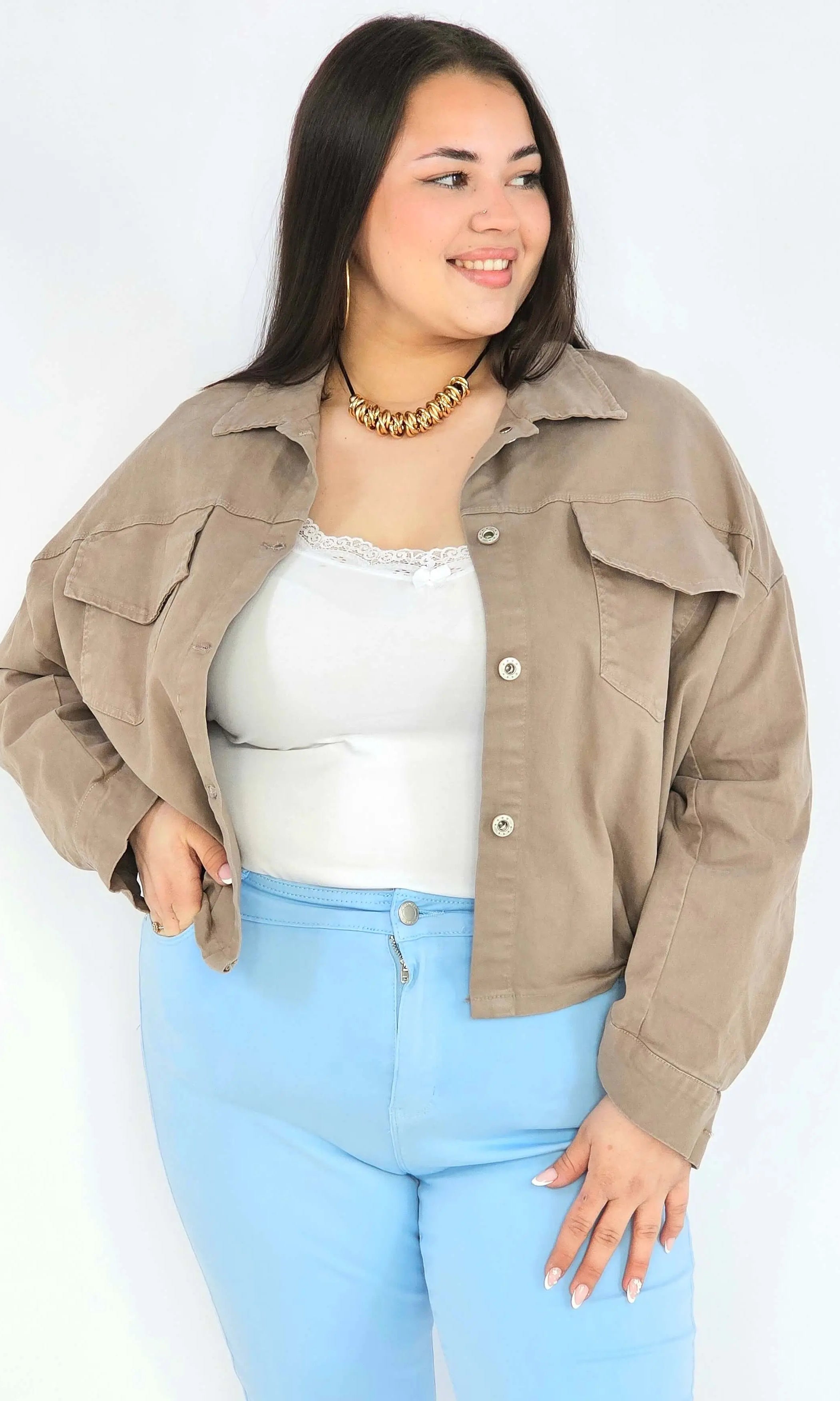 Kurtka plus size – wygodna i modna kurtka dla kobiet XXL Stylowa XL
