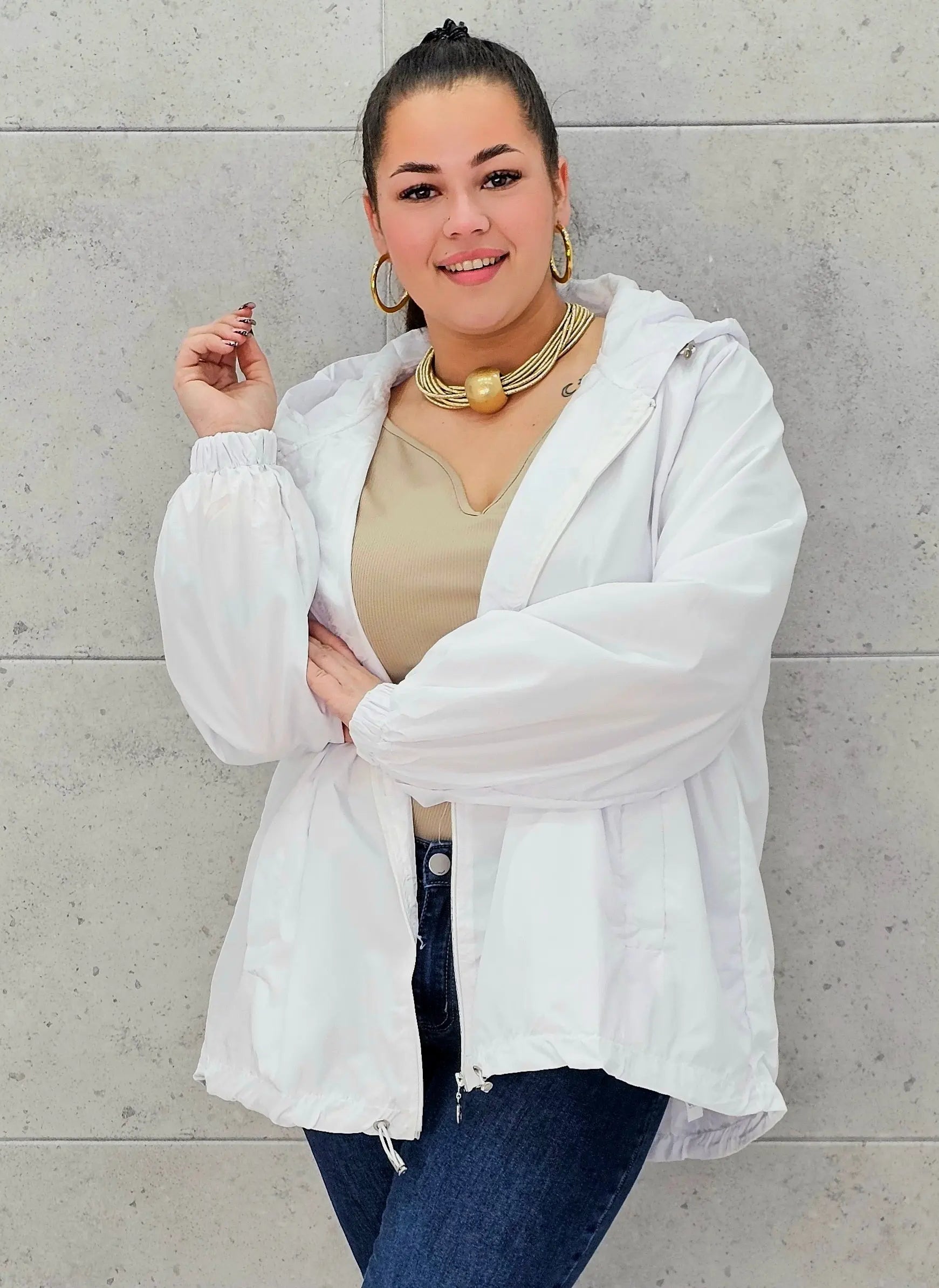 Kurtka plus size lekka na zamek – idealna na wiosnę i lato w Stylowa XL Stylowa XL