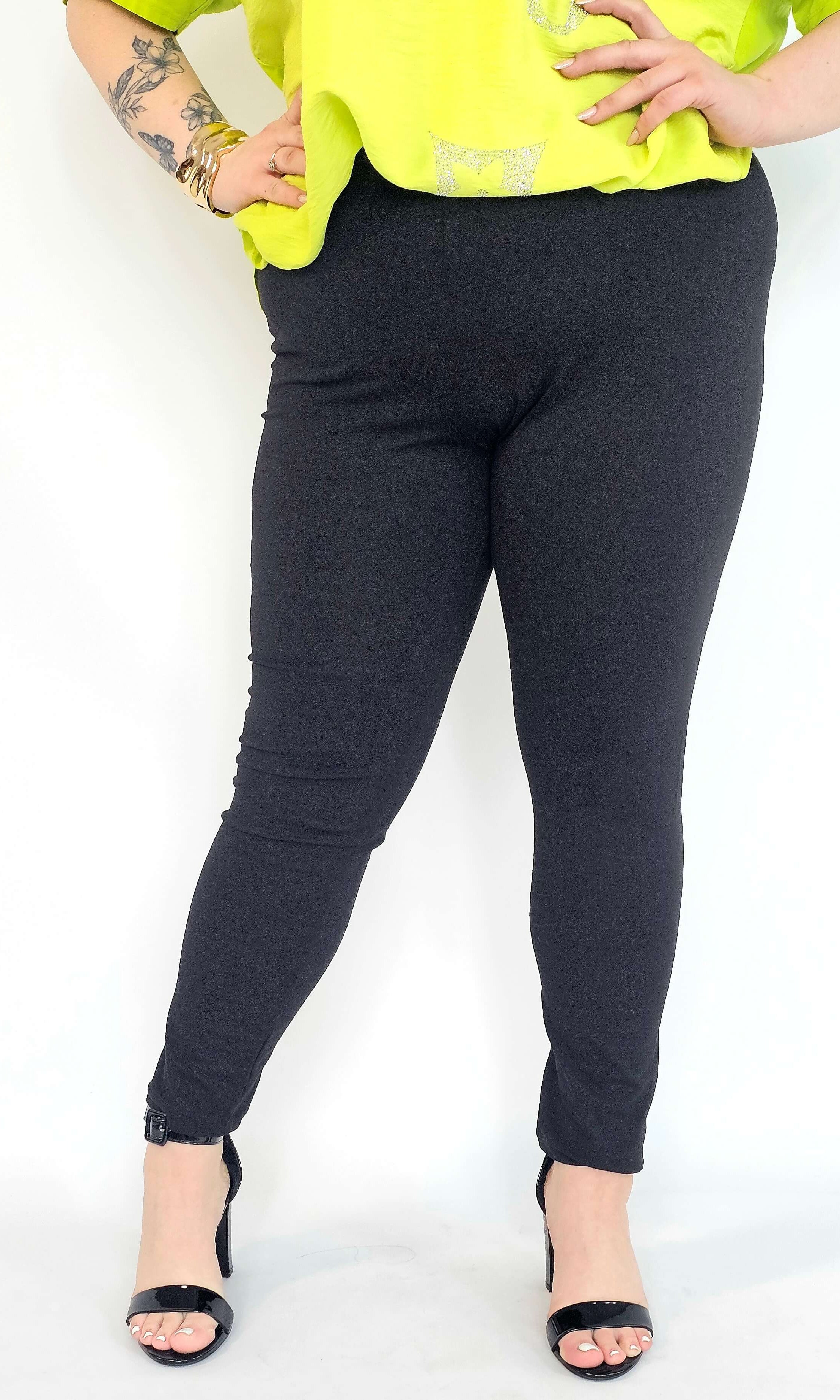 Leginsy plus size bawełniane – wygodne leginsy damskie XXL z elastanem Stylowa XL