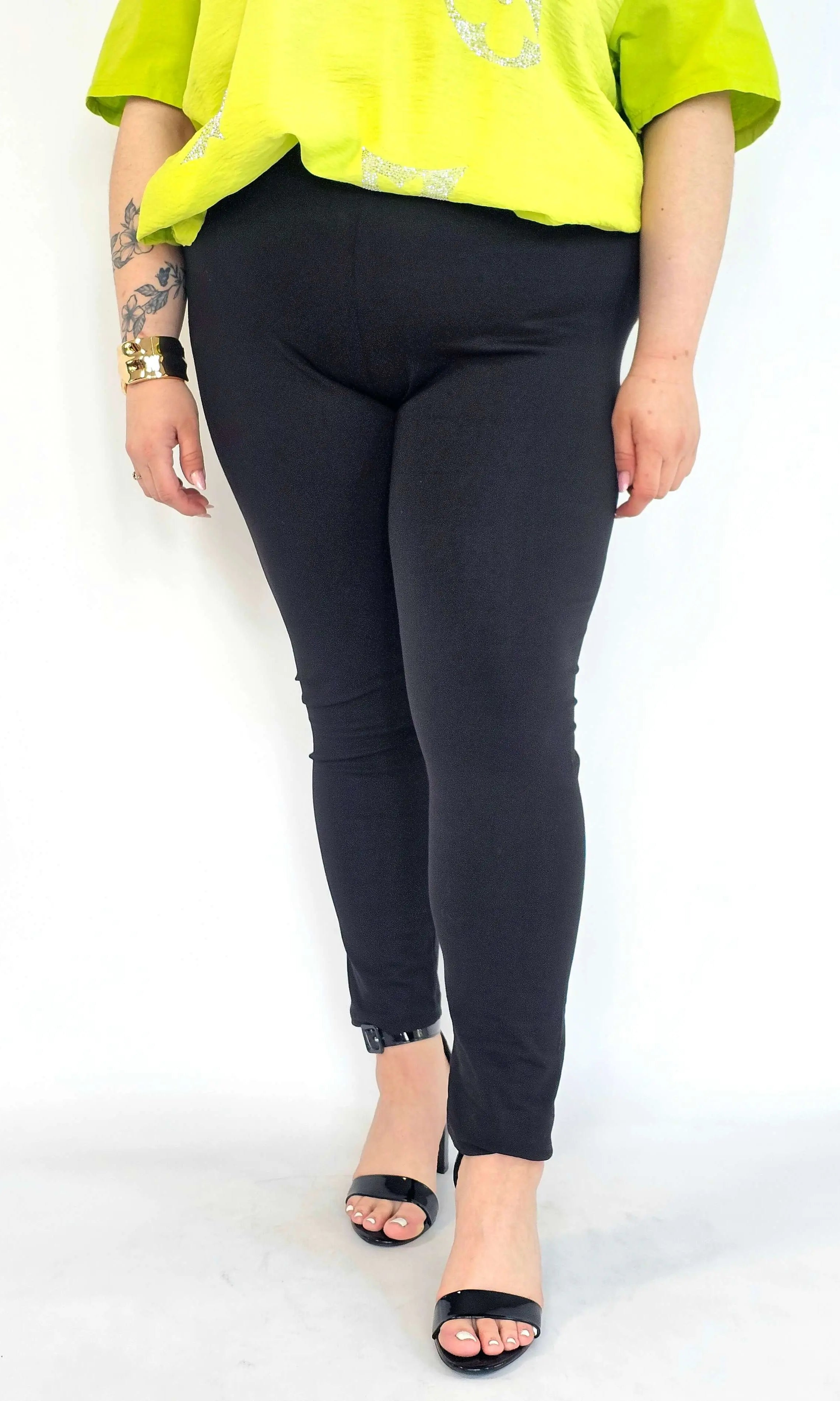 Leginsy plus size bawełniane – wygodne leginsy damskie XXL z elastanem Stylowa XL