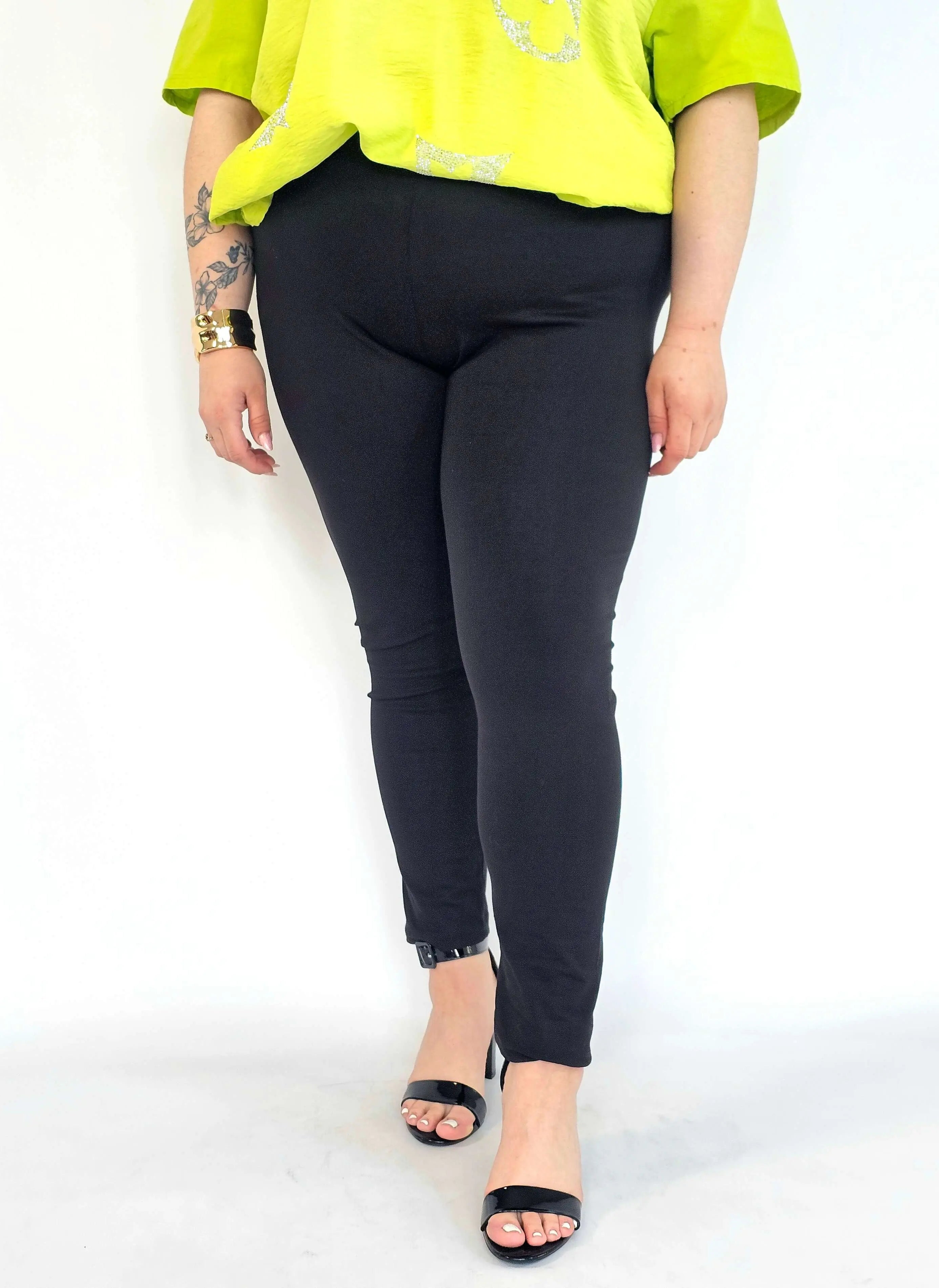 Leginsy plus size bawełniane – wygodne leginsy damskie XXL z elastanem Stylowa XL
