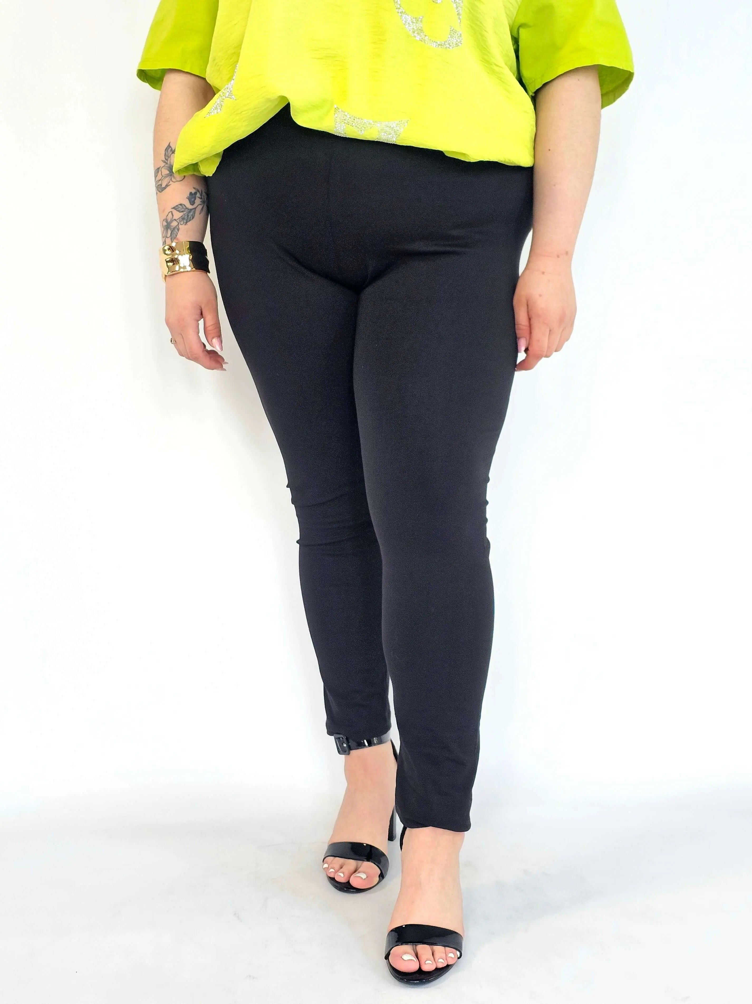 Leginsy plus size bawełniane – wygodne leginsy damskie XXL z elastanem Stylowa XL