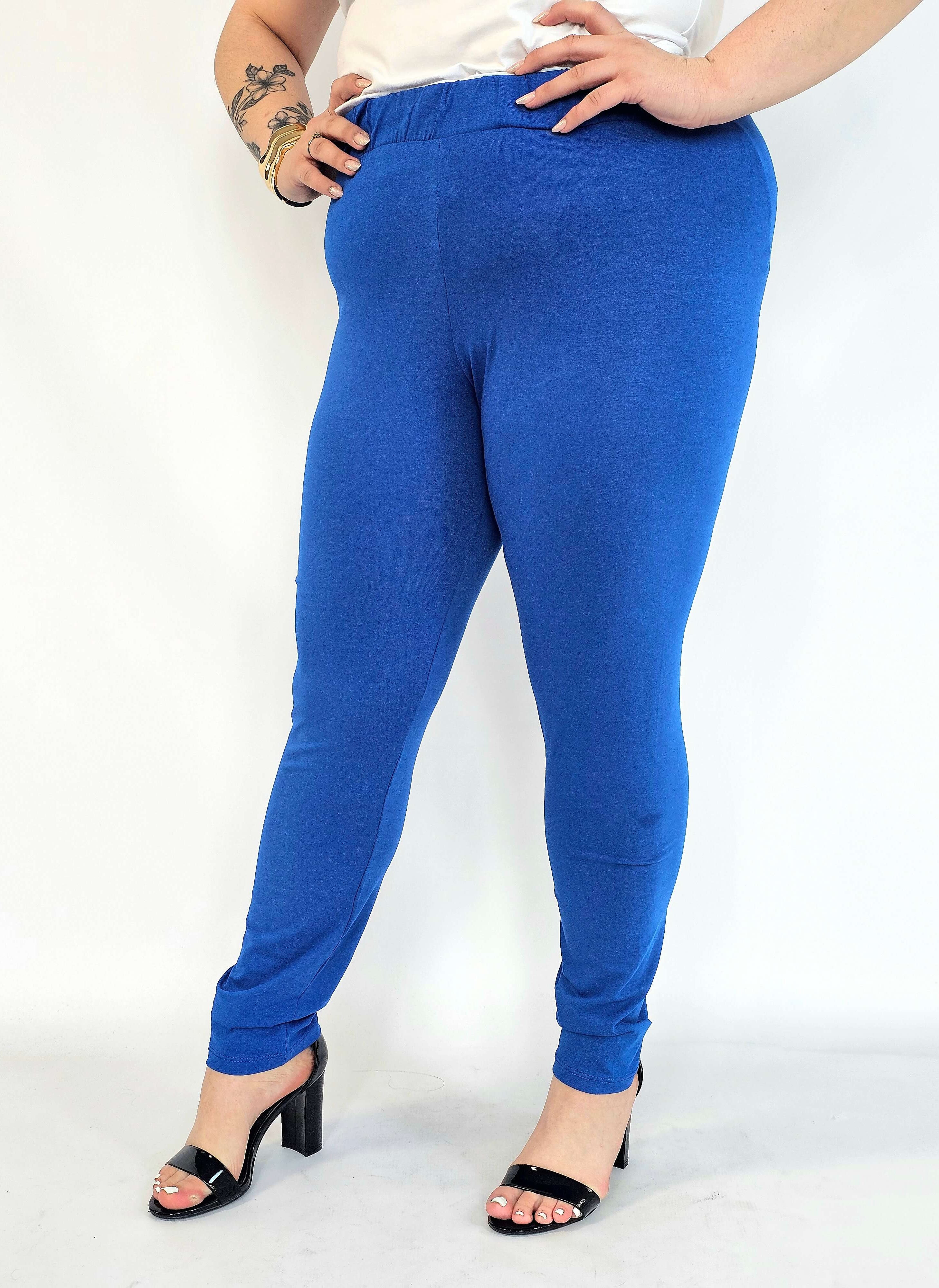 Leginsy plus size bawełniane – wygodne leginsy damskie XXL z elastanem Stylowa XL