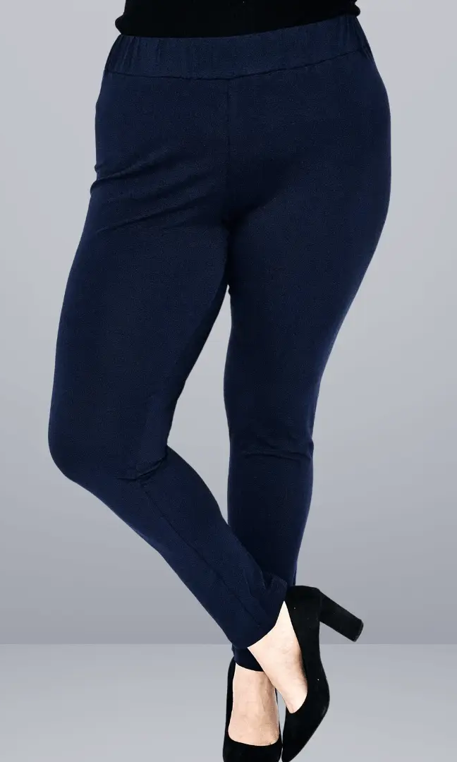 Leginsy w kolorze granatowym - różne rozmiary Stylowa XL