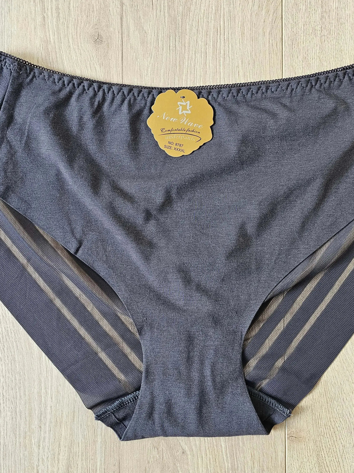 Majtki damskie plus size z transparentnymi wstawkami Stylowa XL