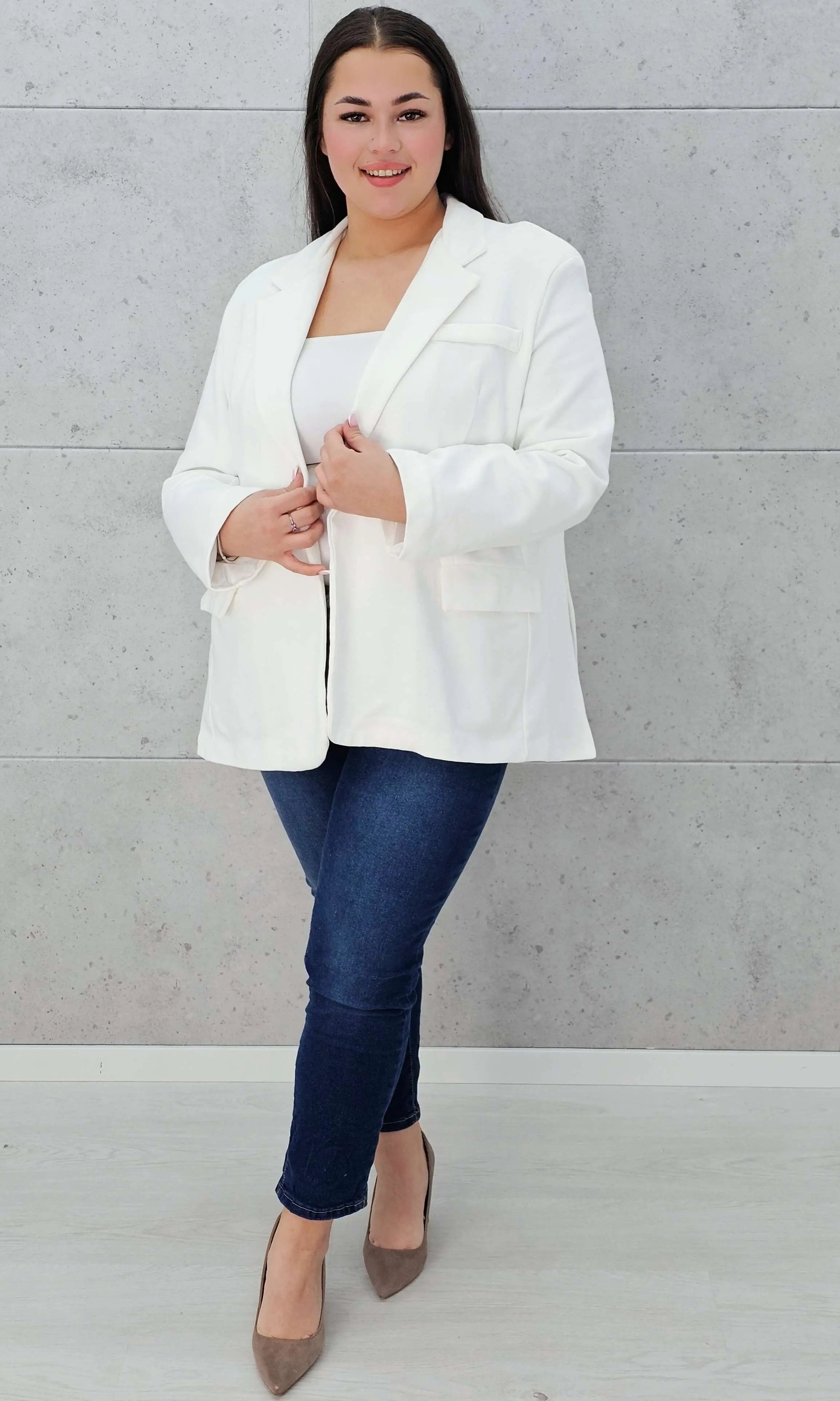 Marynarka bawełniana Stylowa XL