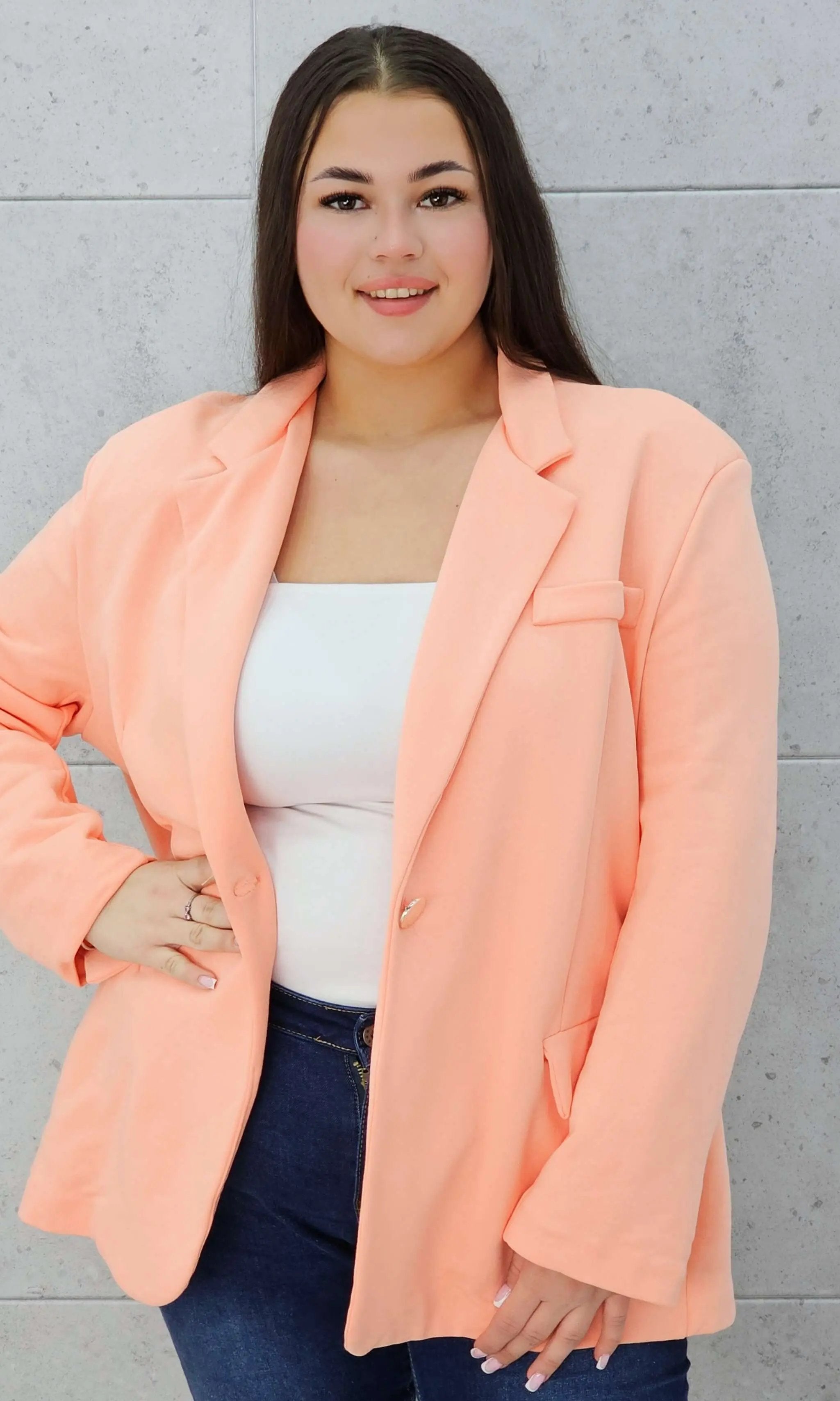 Marynarka bawełniana Stylowa XL