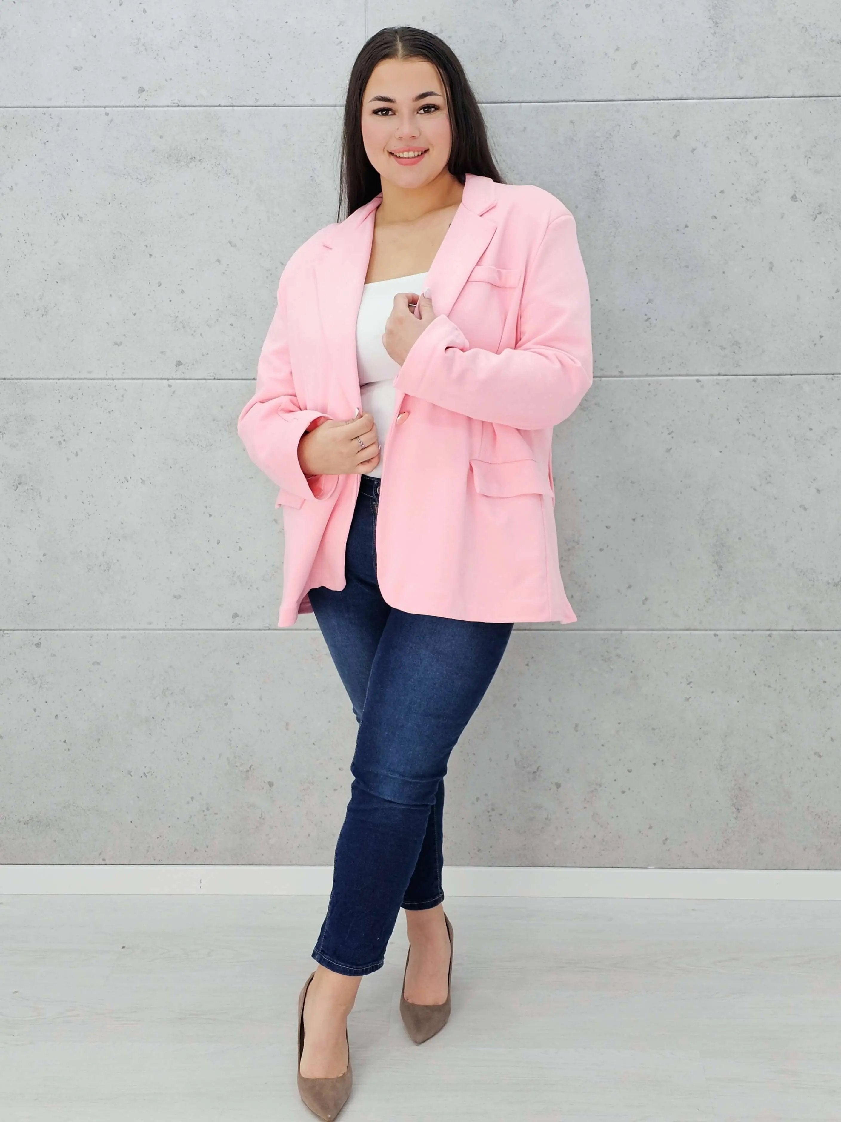 Marynarka bawełniana Stylowa XL