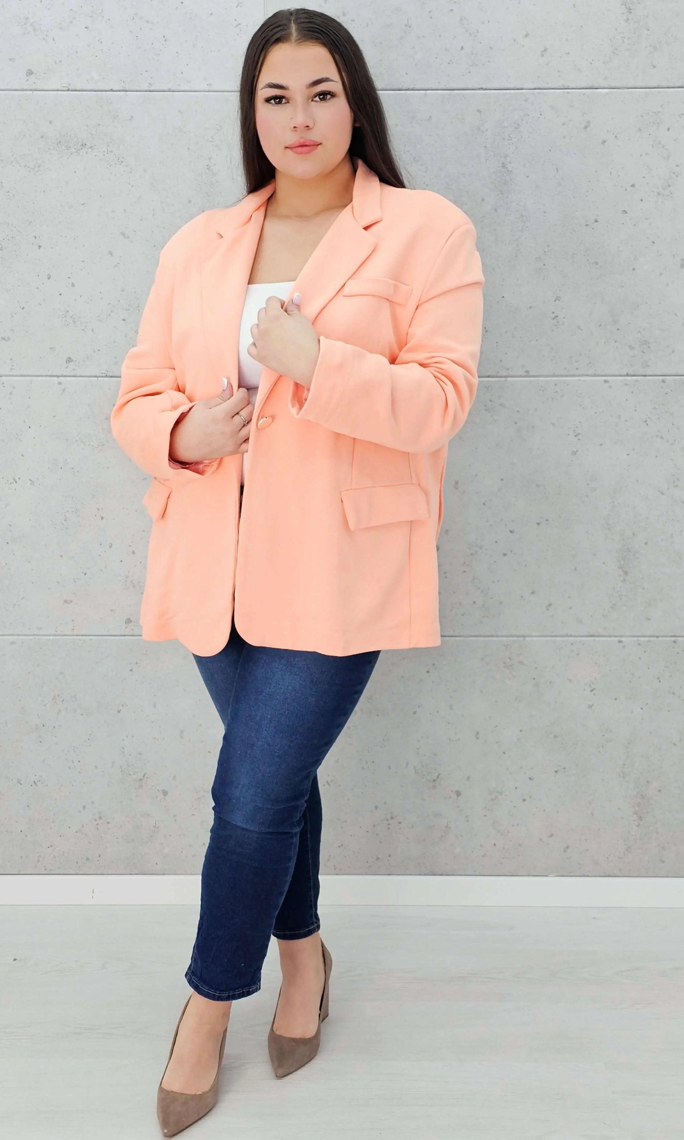 Marynarka bawełniana Stylowa XL