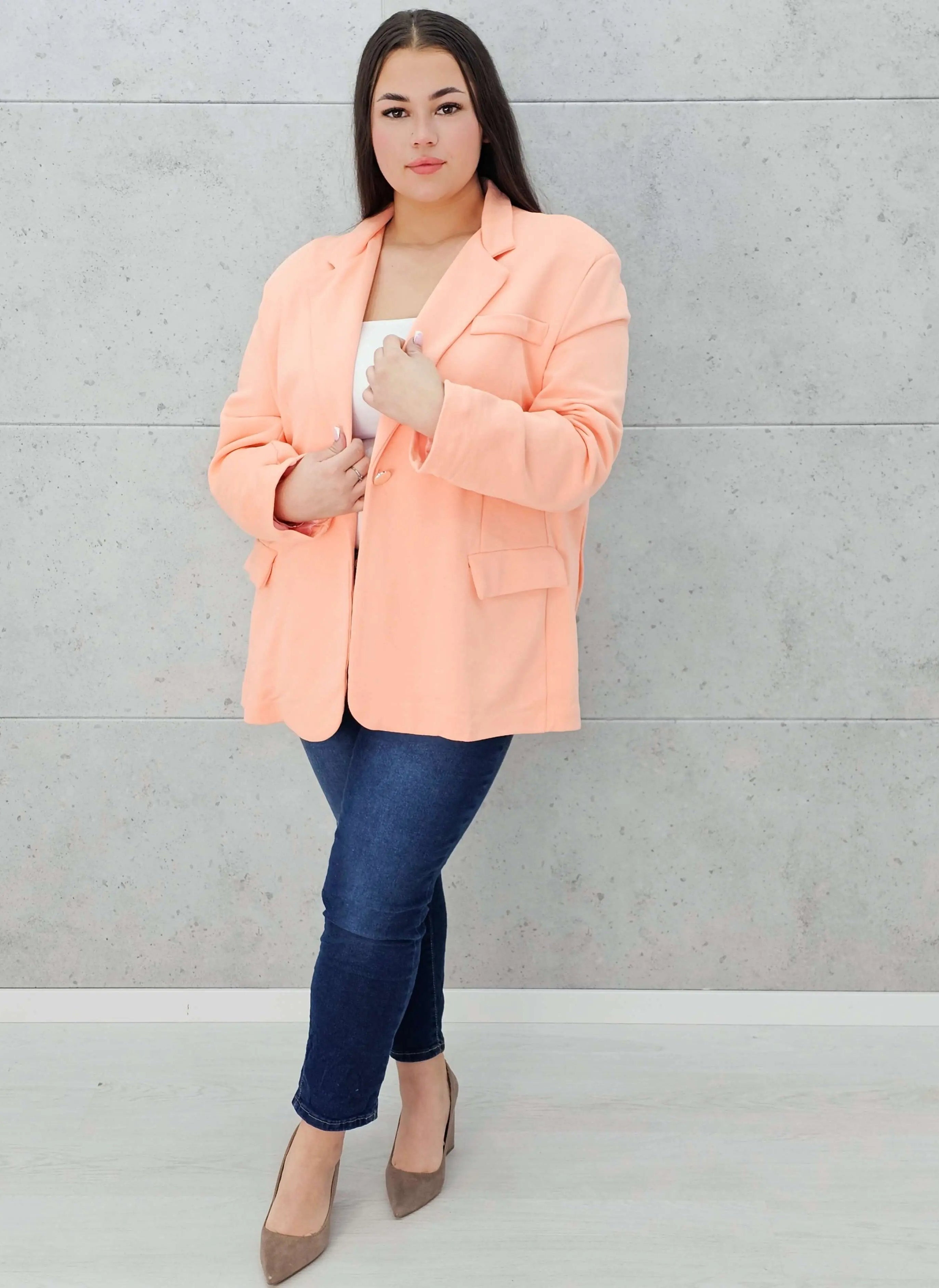 Marynarka bawełniana Stylowa XL