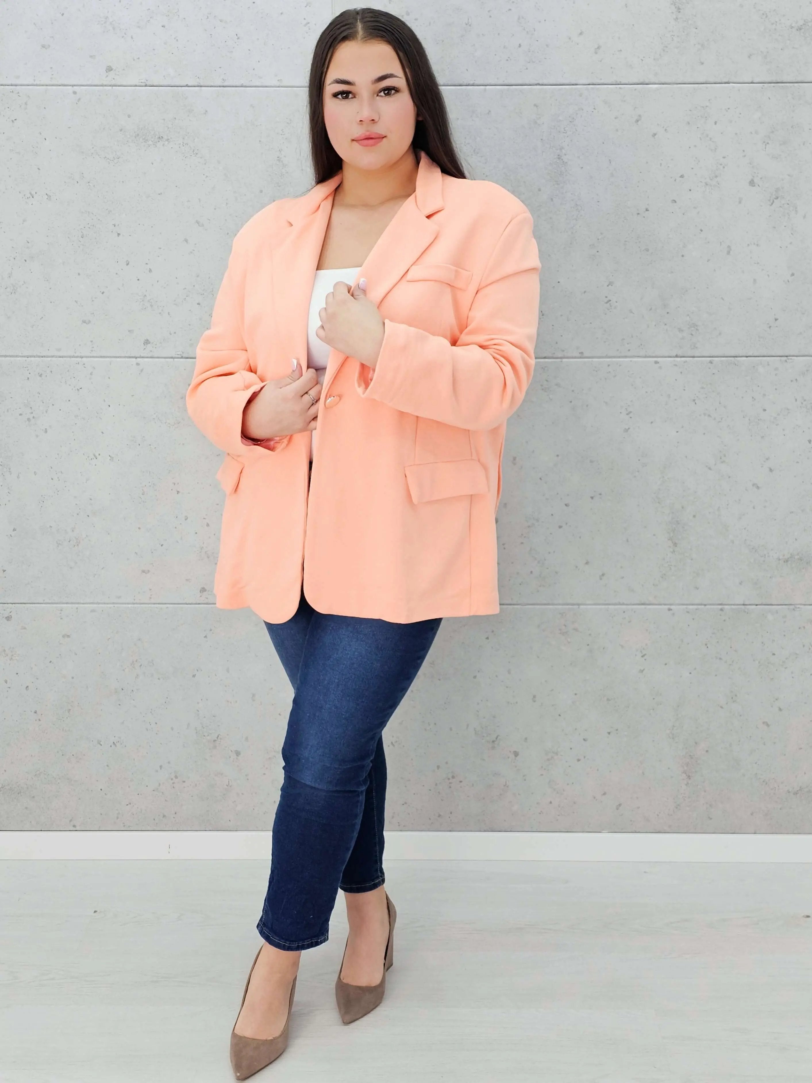 Marynarka bawełniana Stylowa XL