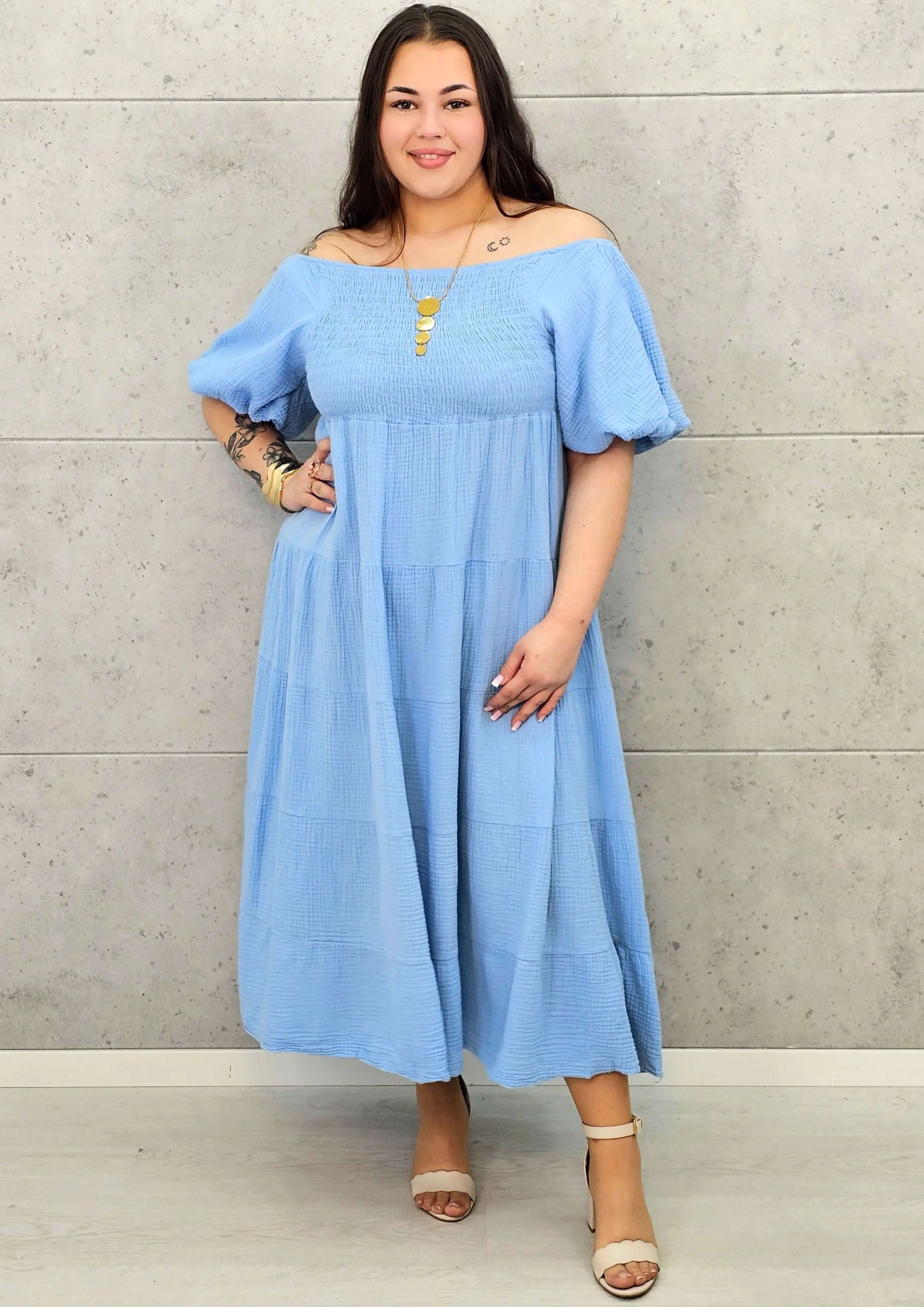 Muślinowa Sukienka Hiszpanka Plus Size StylowaXL – Lekkość i Styl na Lato Stylowa XL