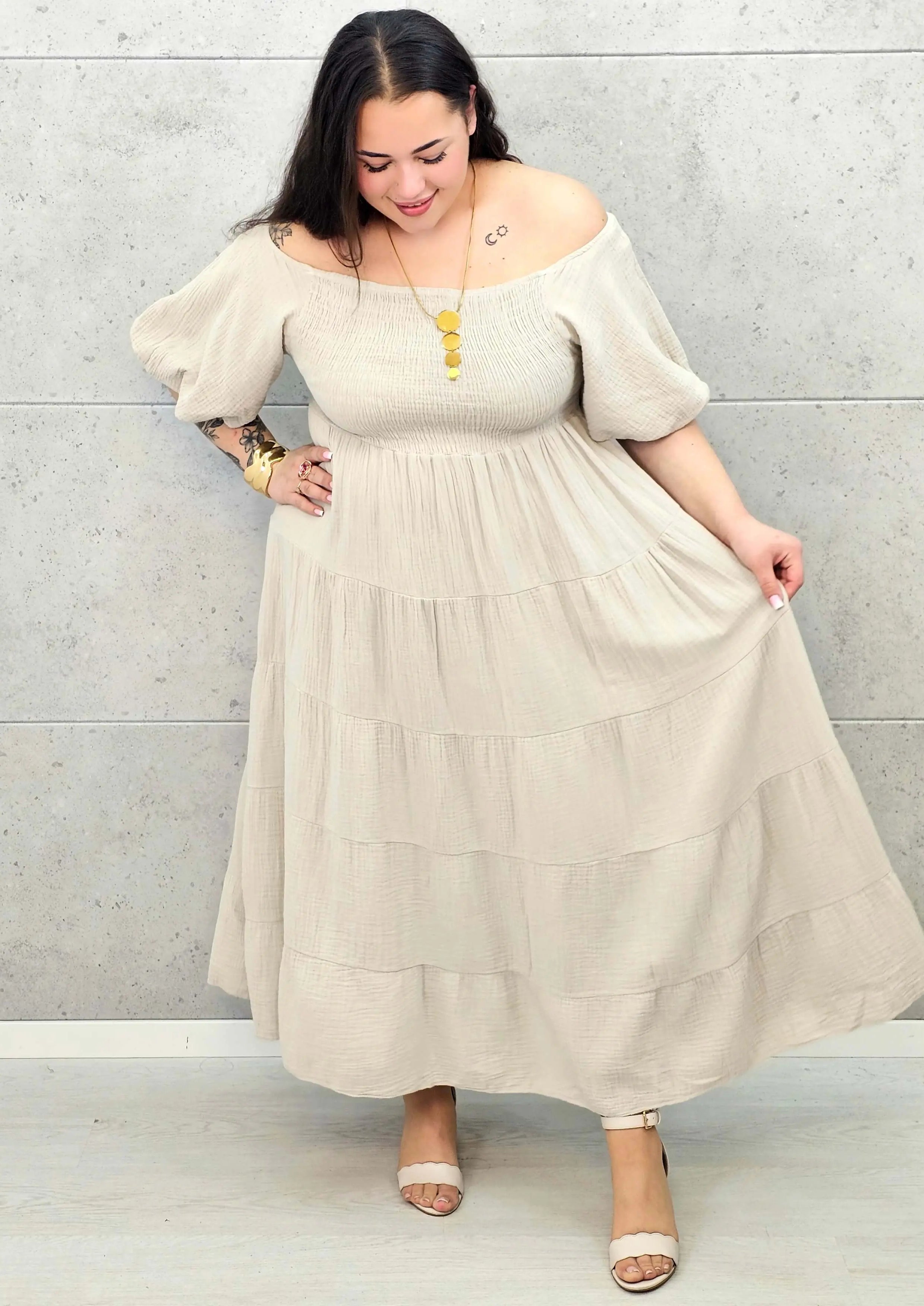 Muślinowa Sukienka Hiszpanka Plus Size StylowaXL – Lekkość i Styl na Lato Stylowa XL