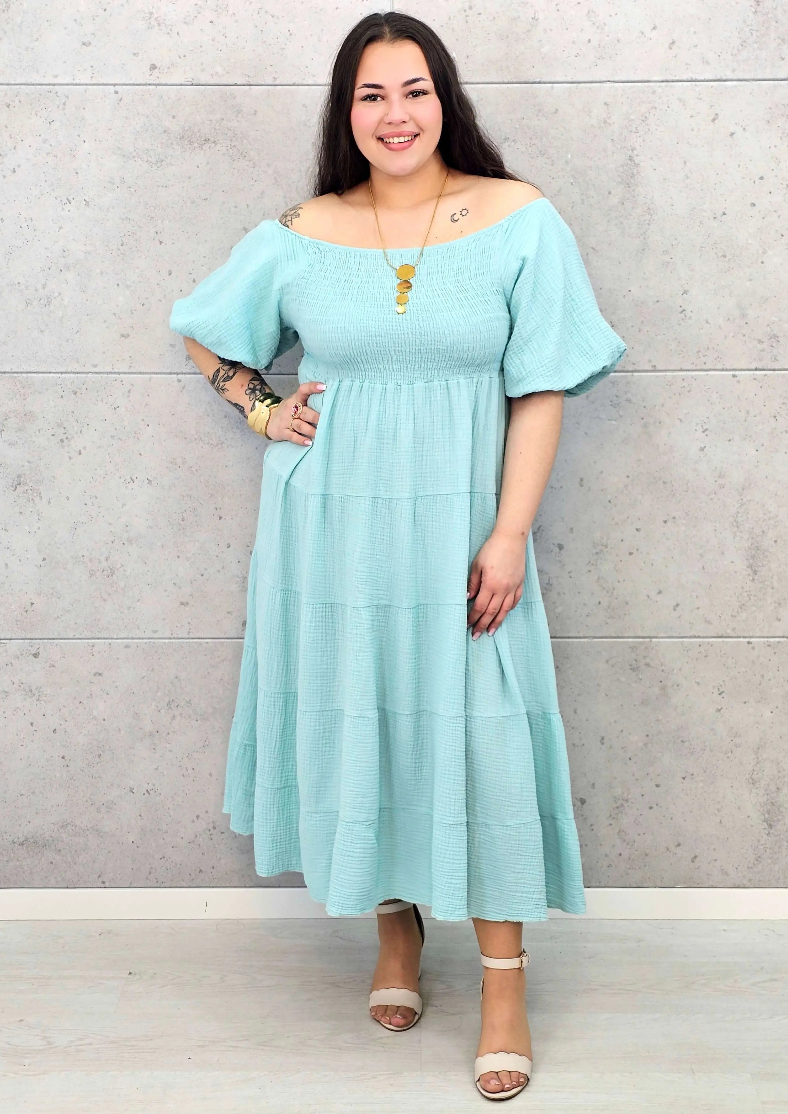 Muślinowa Sukienka Hiszpanka Plus Size StylowaXL – Lekkość i Styl na Lato Stylowa XL