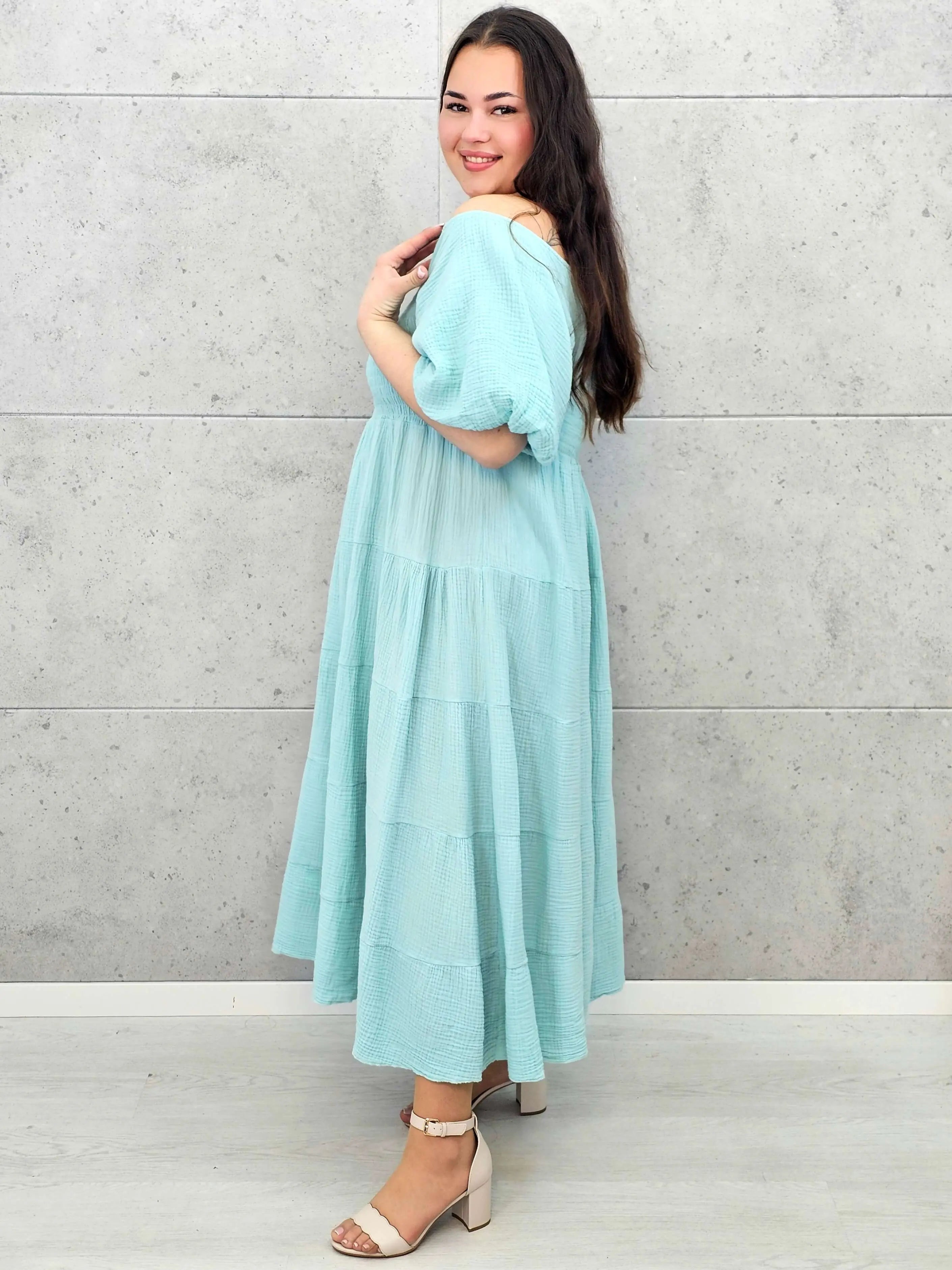 Muślinowa Sukienka Hiszpanka Plus Size StylowaXL – Lekkość i Styl na Lato Stylowa XL