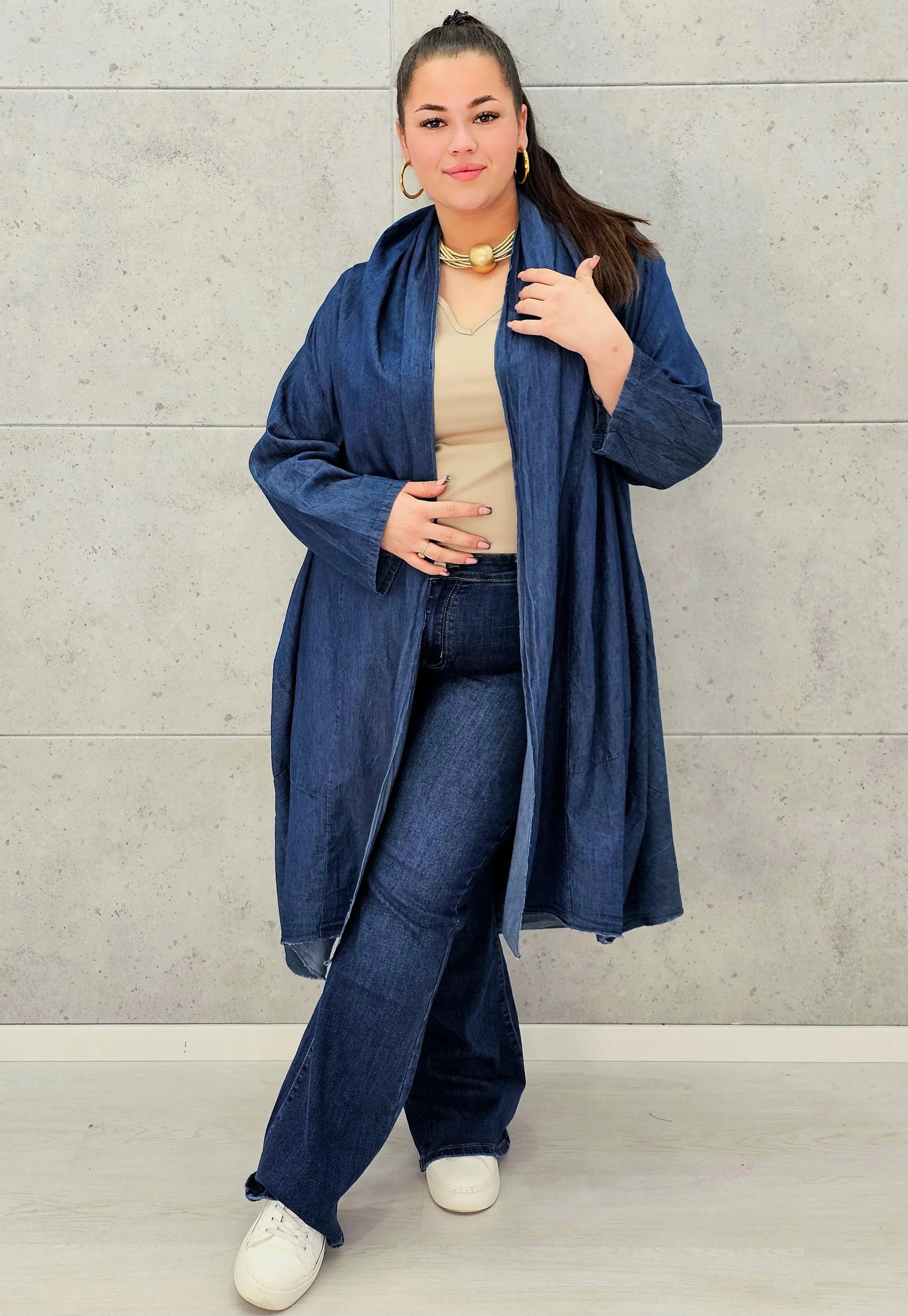 Narzutka oversize idealna dla kobiet XXL Stylowa XL