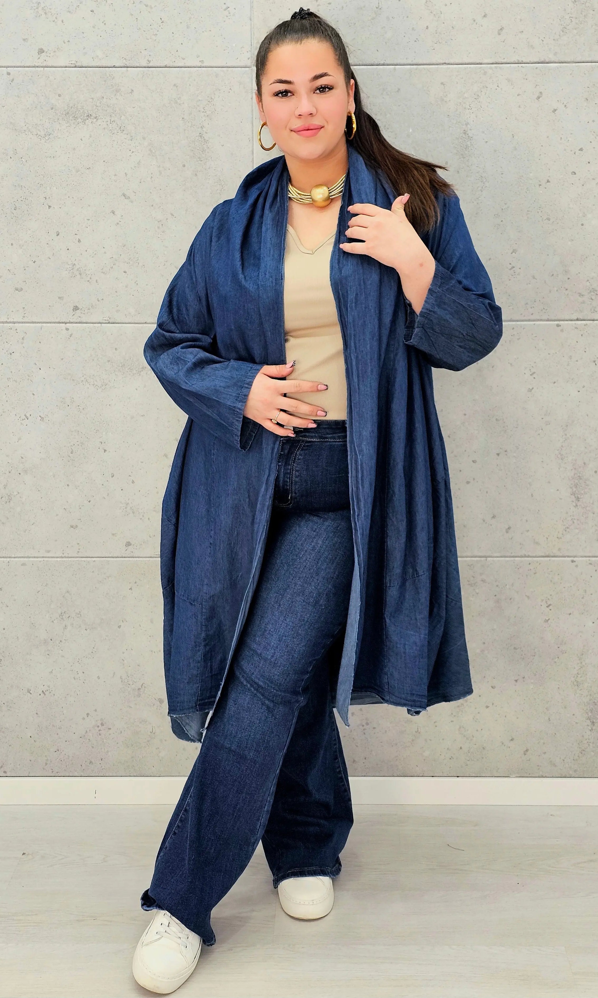 Narzutka oversize idealna dla kobiet XXL Stylowa XL