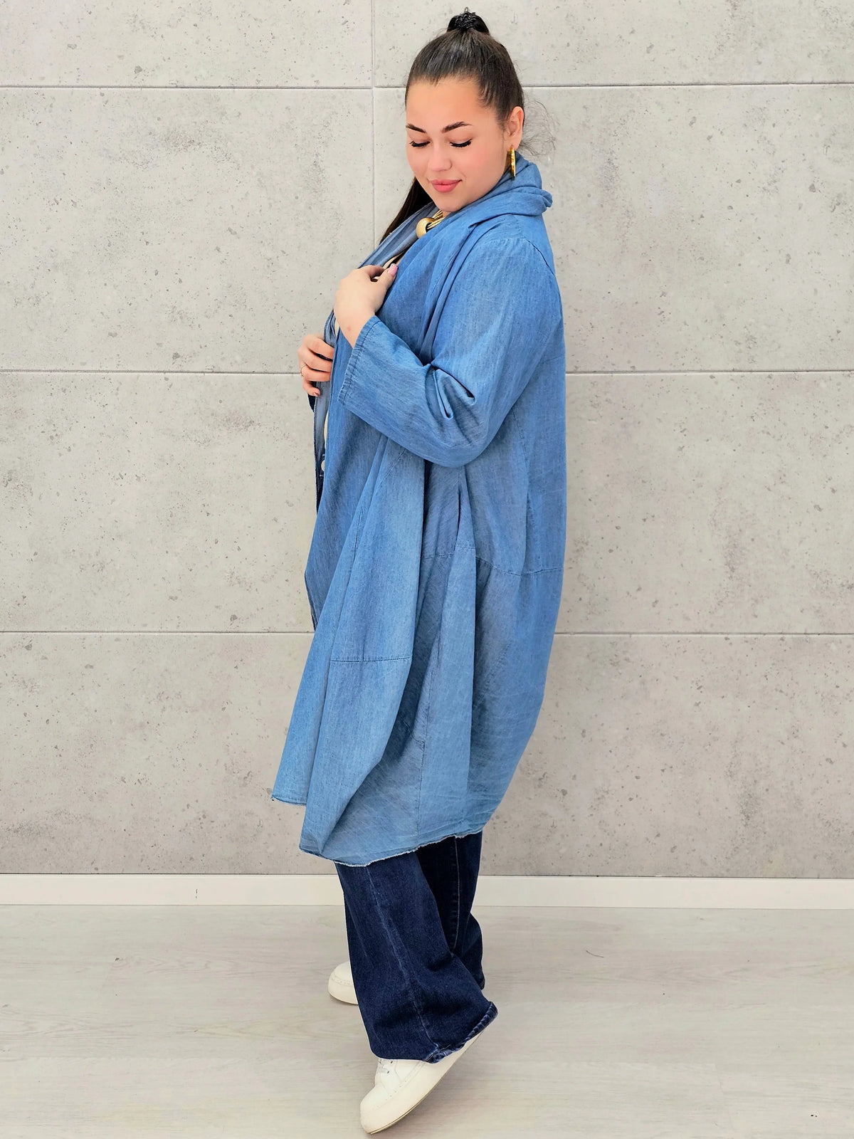 Narzutka oversize idealna dla kobiet XXL Stylowa XL