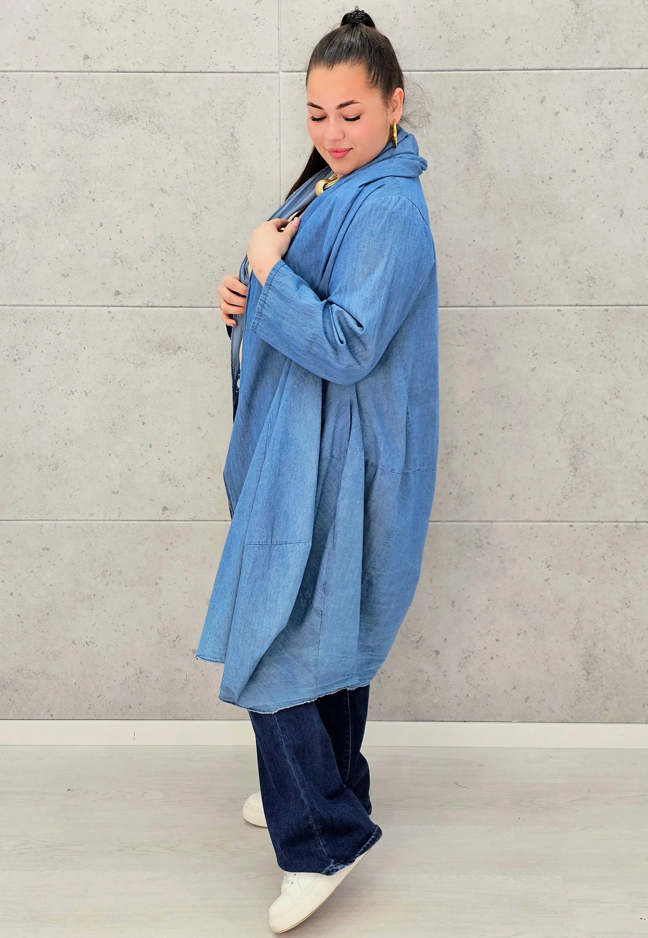 Narzutka oversize idealna dla kobiet XXL Stylowa XL