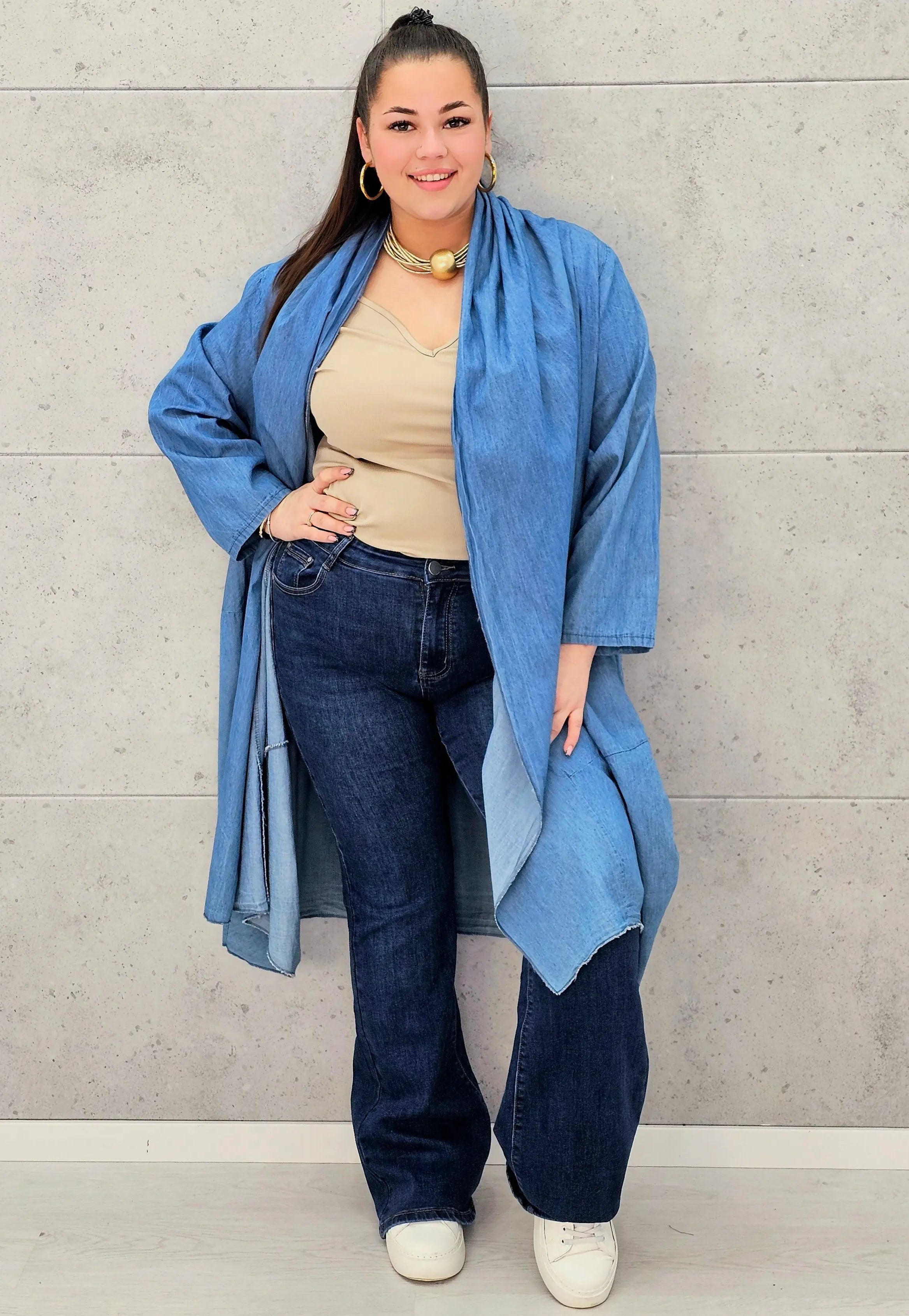 Narzutka oversize idealna dla kobiet XXL Stylowa XL