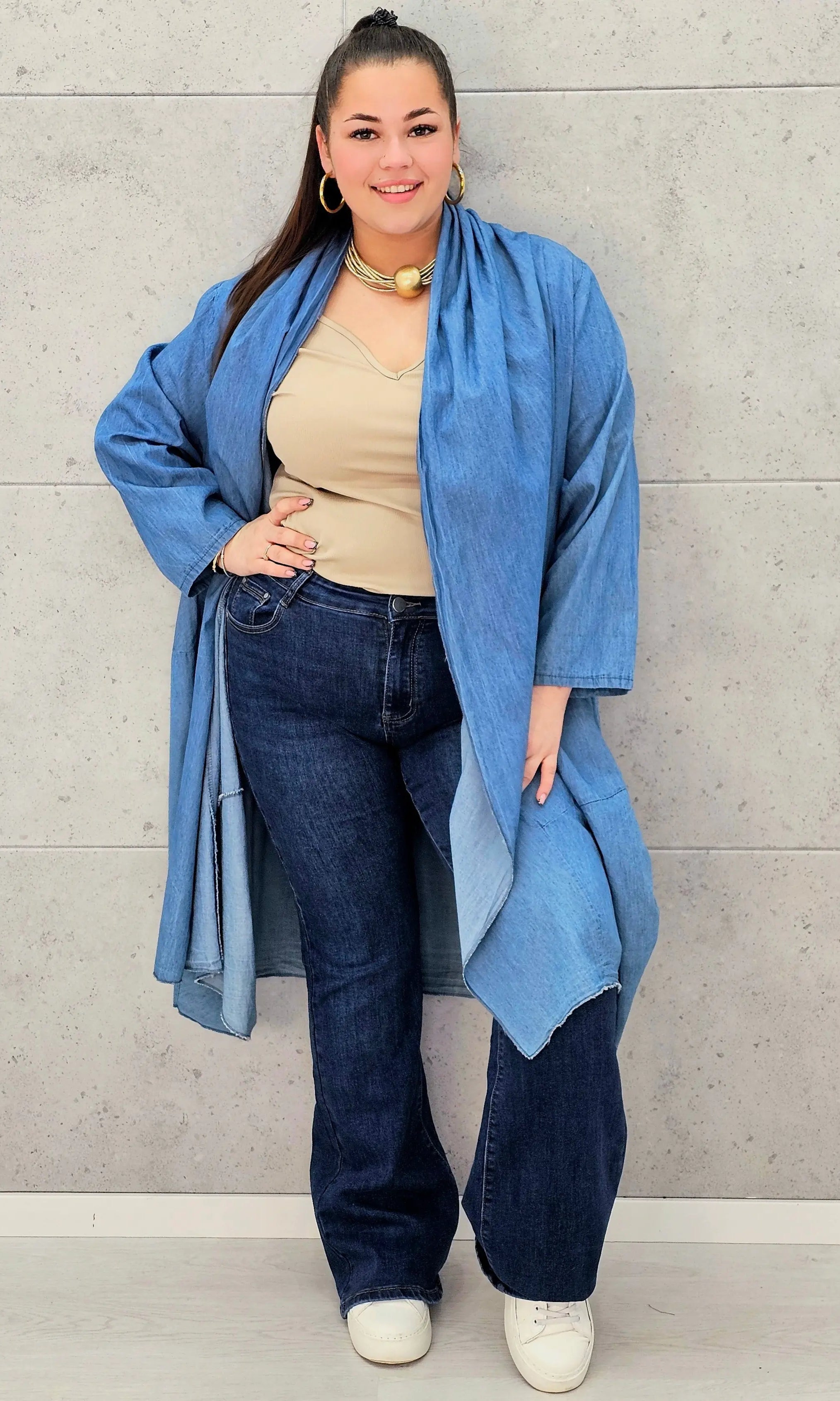 Narzutka oversize idealna dla kobiet XXL Stylowa XL