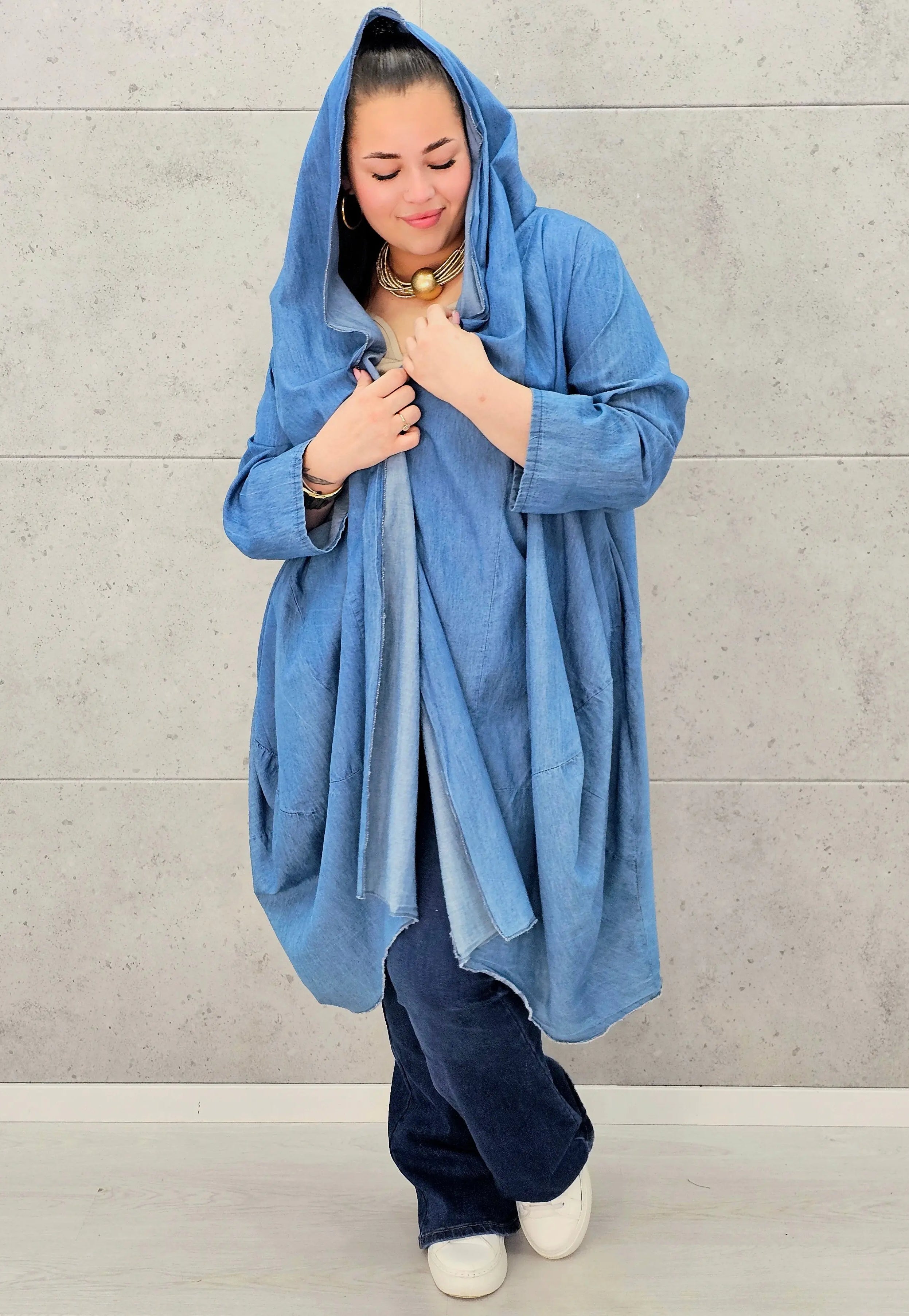 Narzutka oversize idealna dla kobiet XXL Stylowa XL